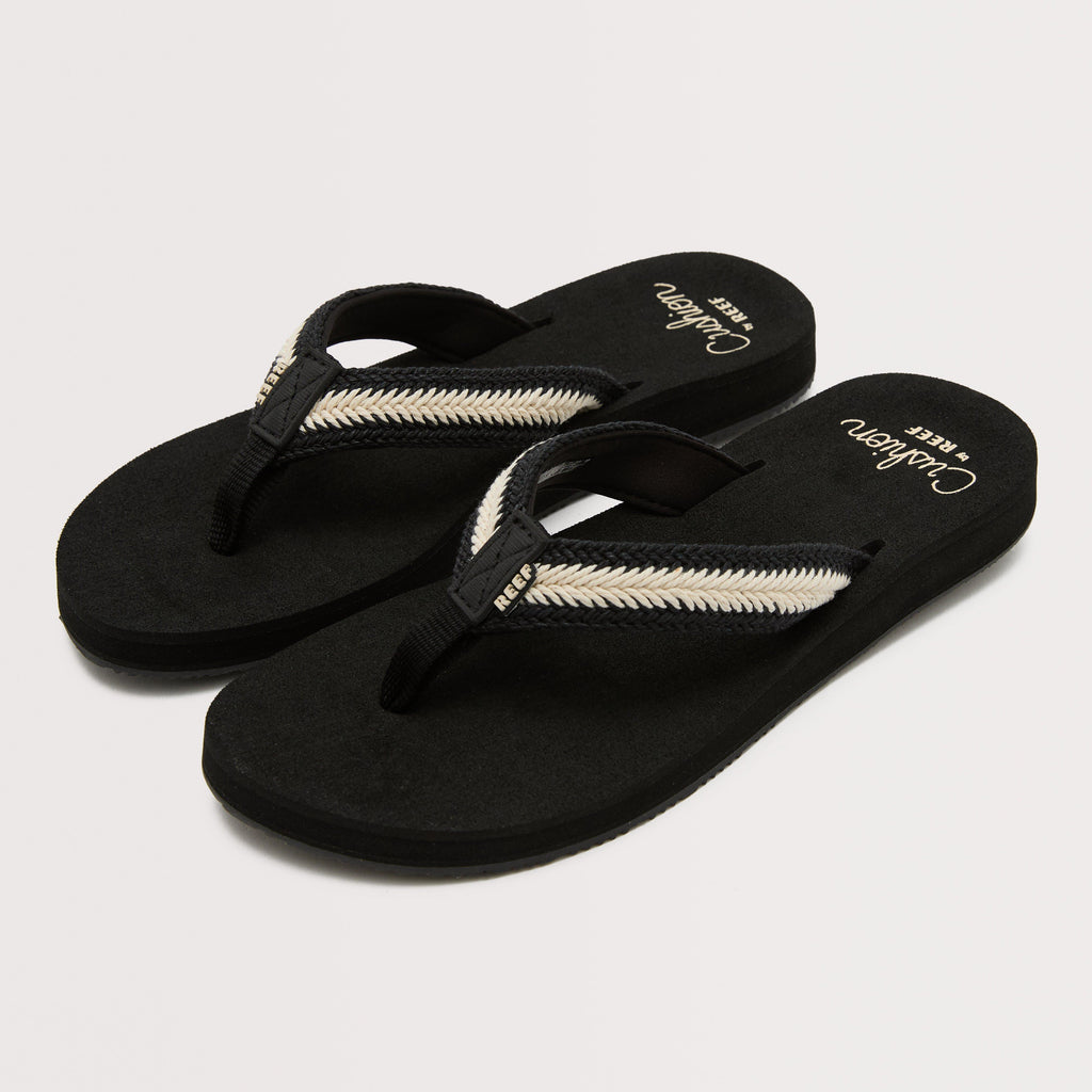 Women's Baja Maria Flip Flops Black Vintage