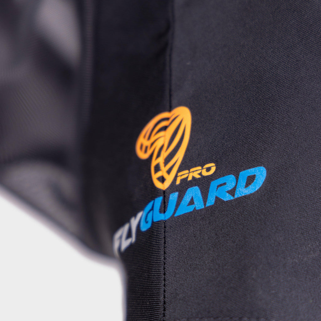 FlyGuard Pro Stretch Fly Mask with Ears & Nose Black