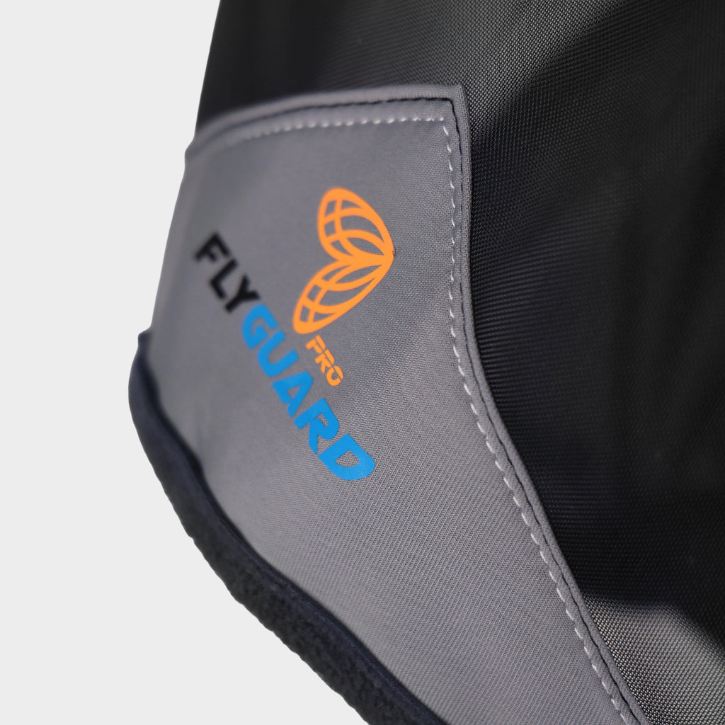 FlyGuard Pro Fine Mesh Fly Mask with Ears Black