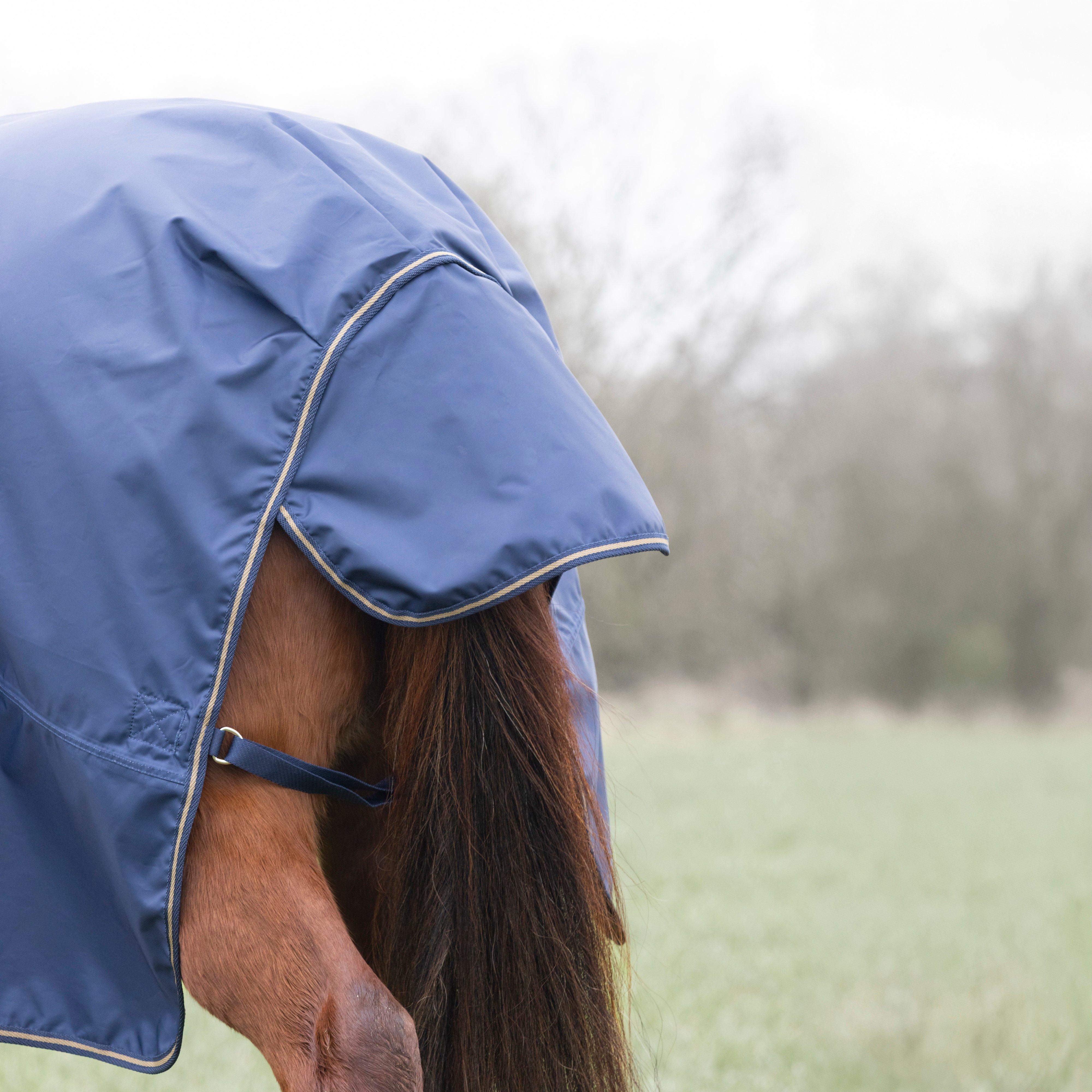Typhoon Lite Standard Neck Turnout Rug 0G Navy