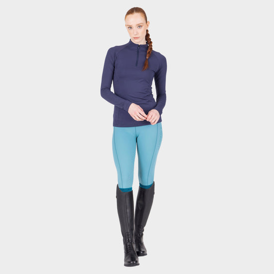 Women's React Long Sleeve Base Layer Midnight