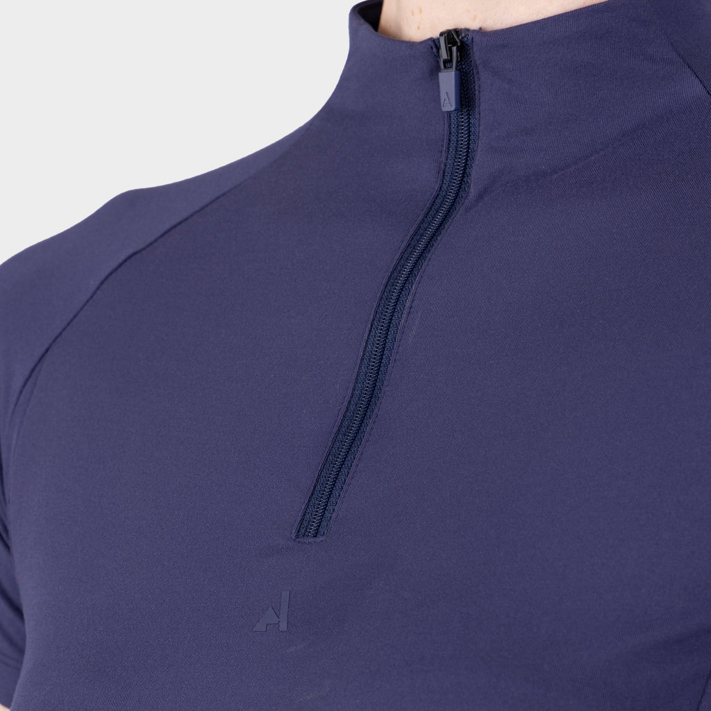 Women's React Short Sleeve Base Layer Midnight