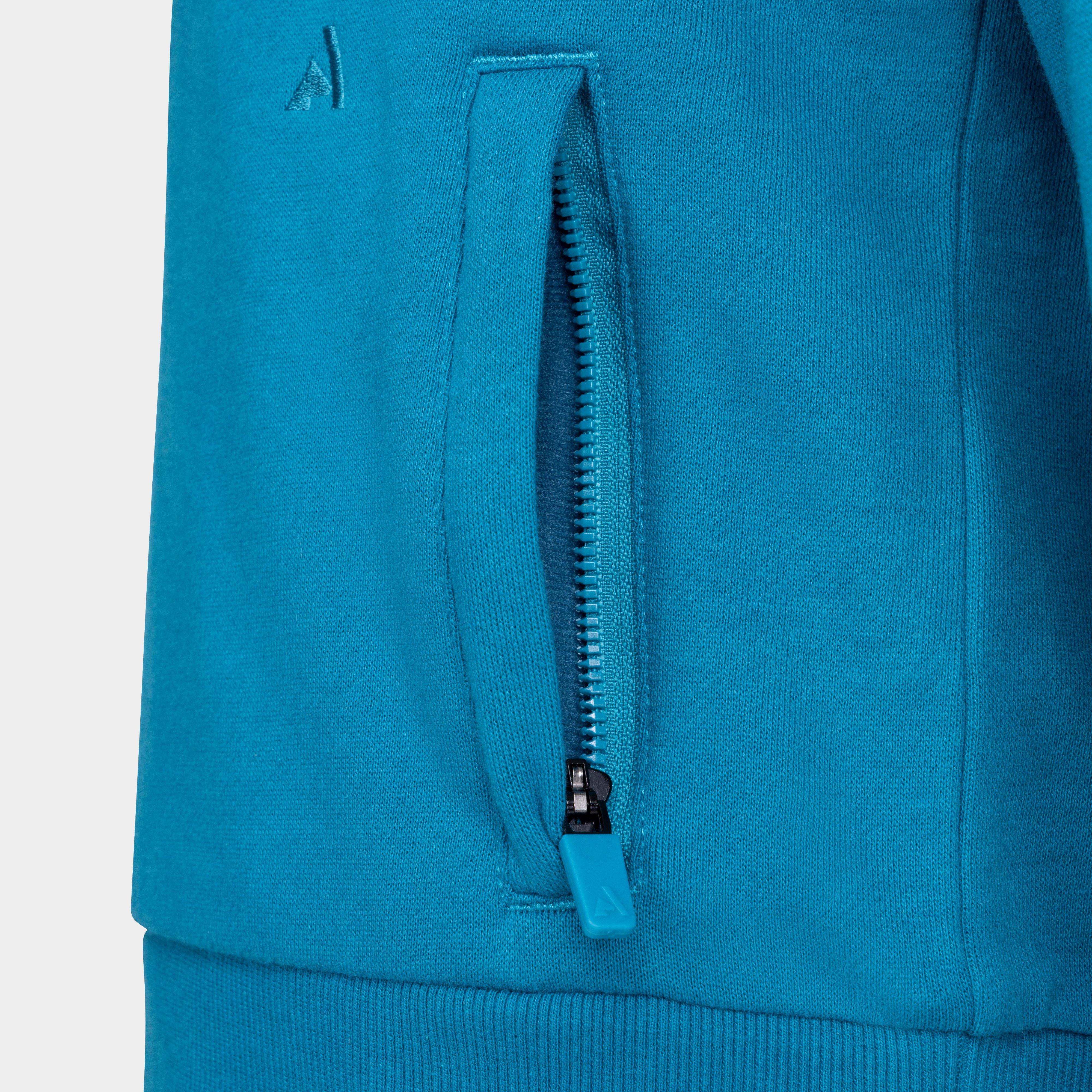 Young Rider React Quarter Zip Sweater | Kingfisher