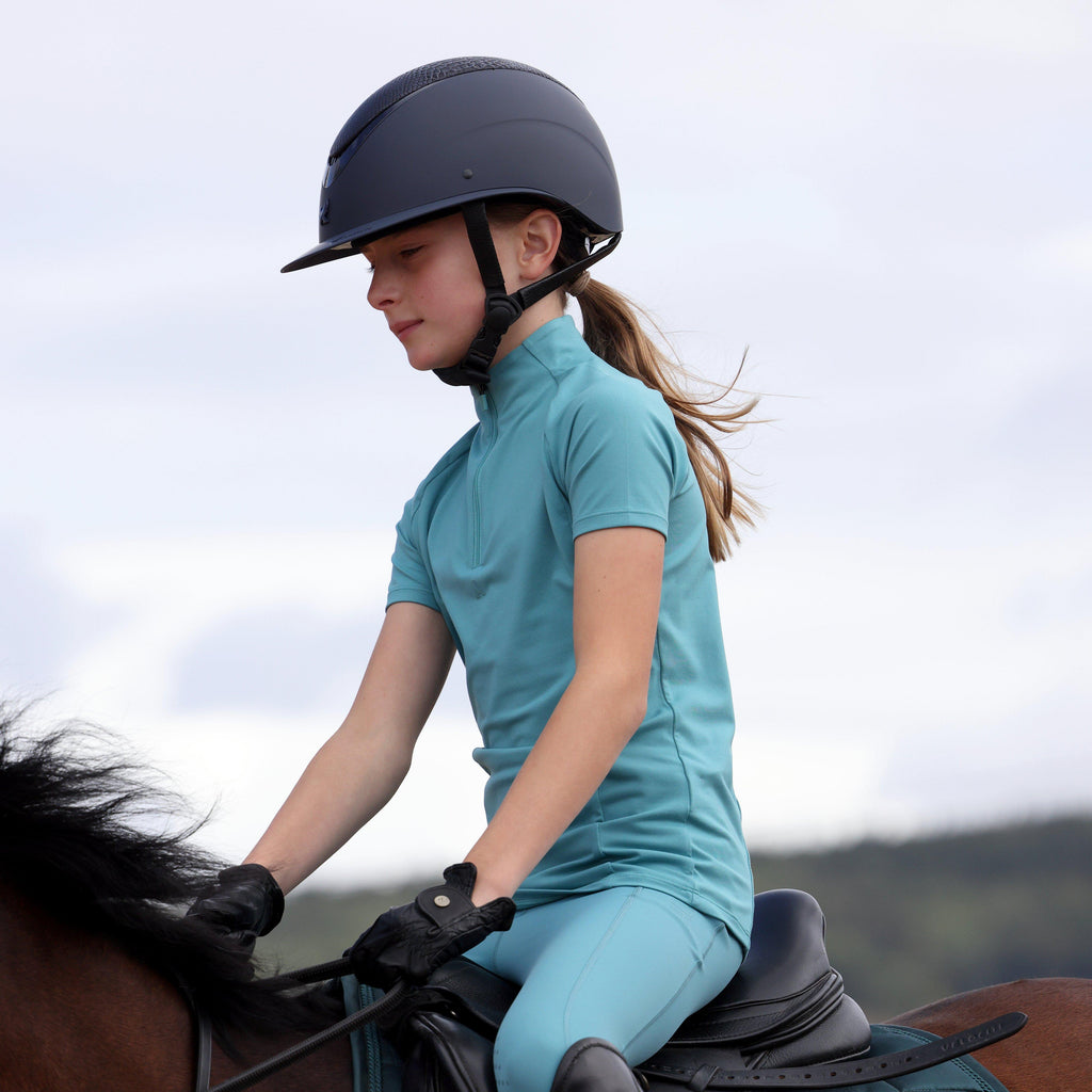 Young Rider React Short Sleeve Base Layer Haze