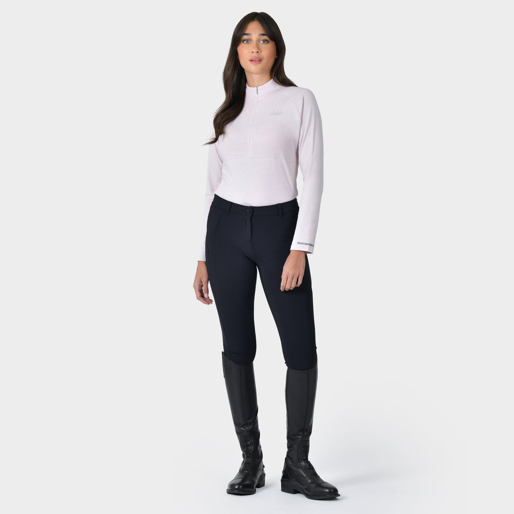 Women's Bamboo Long Sleeve Performance Base Layer | Lavender Mist