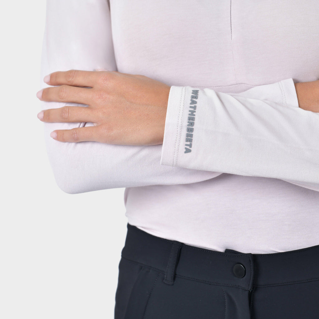 Women's Bamboo Long Sleeve Performance Base Layer | Lavender Mist
