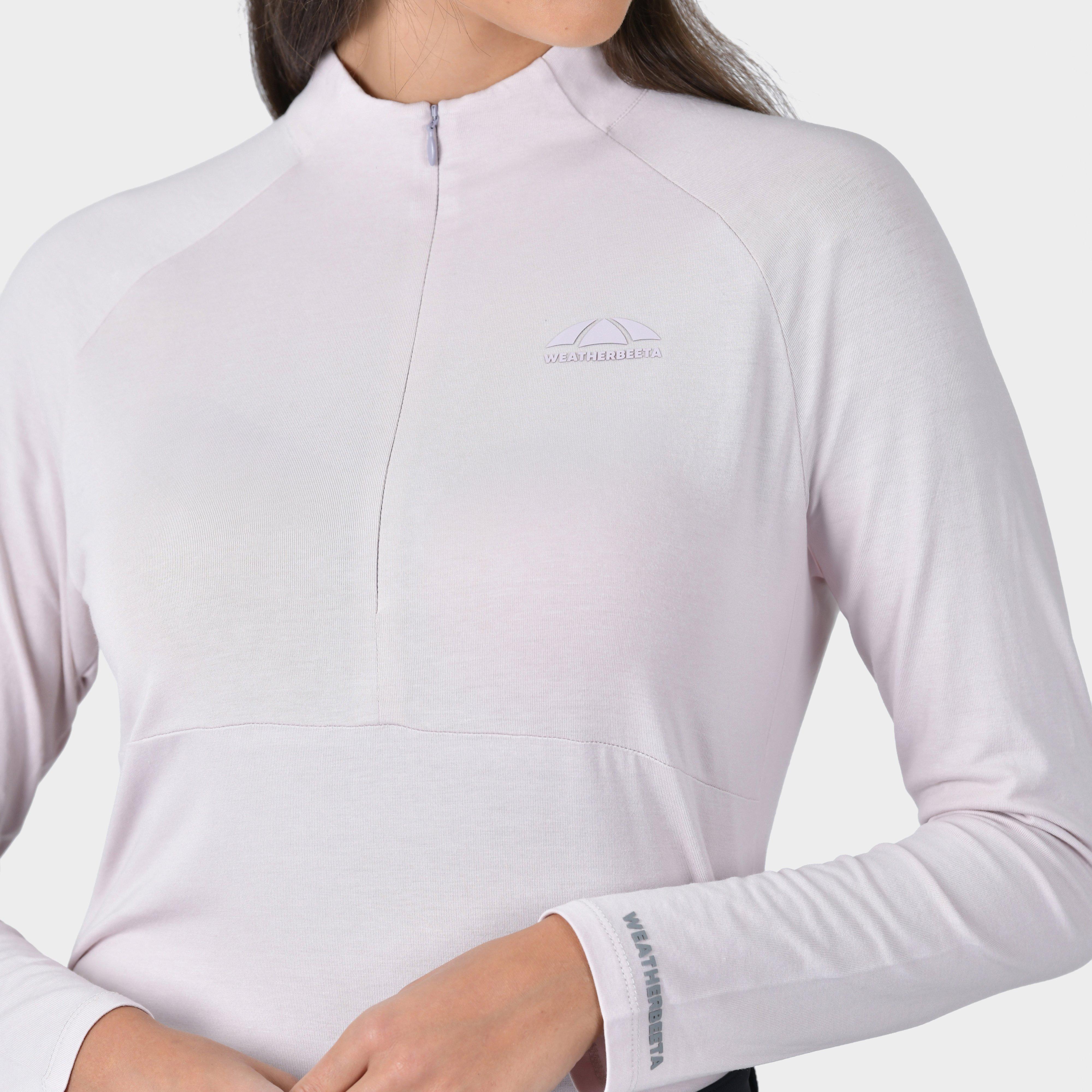 Women's Bamboo Long Sleeve Performance Base Layer | Lavender Mist