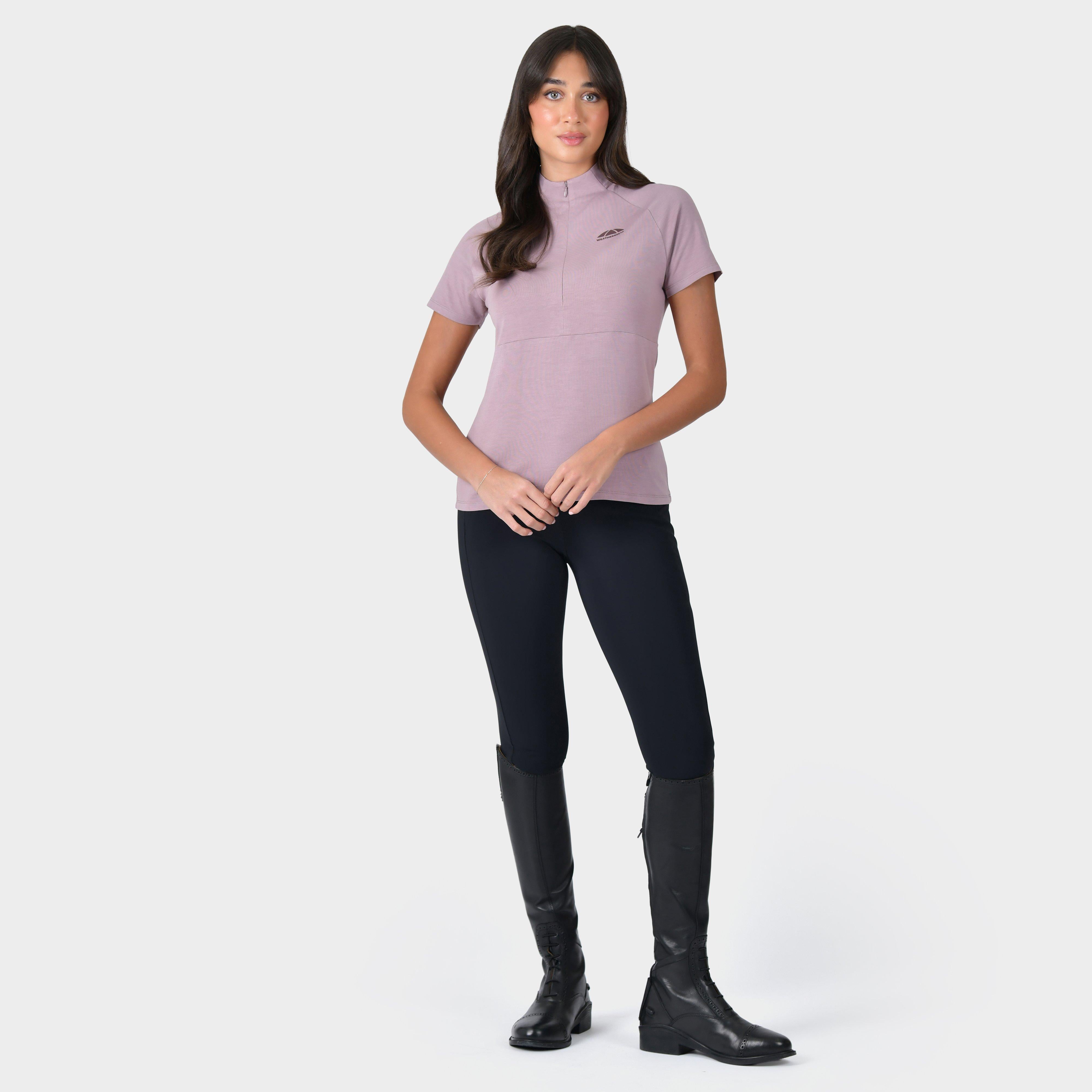Women's Bamboo Short Sleeve Performance Base Layer | Burnished Lilac
