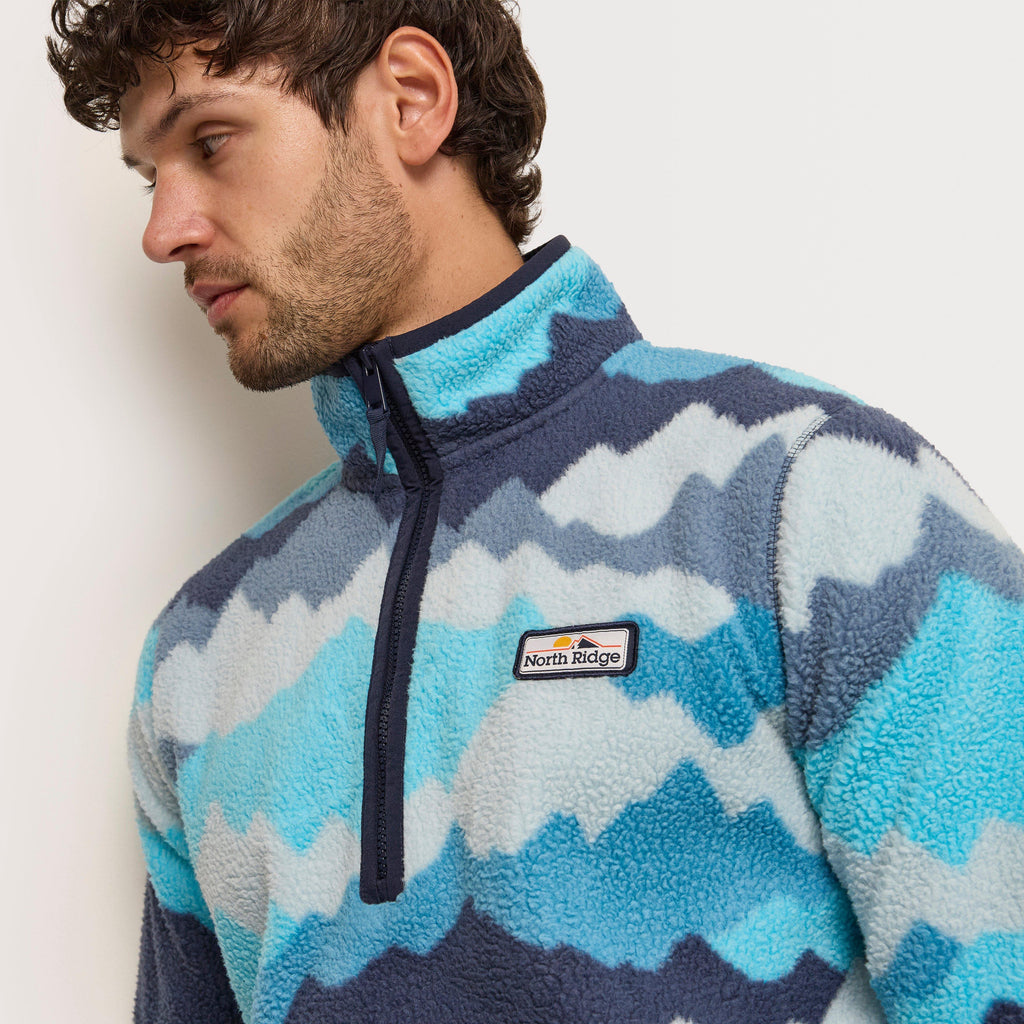 Men’s Vision Half-Zip Printed Fleece