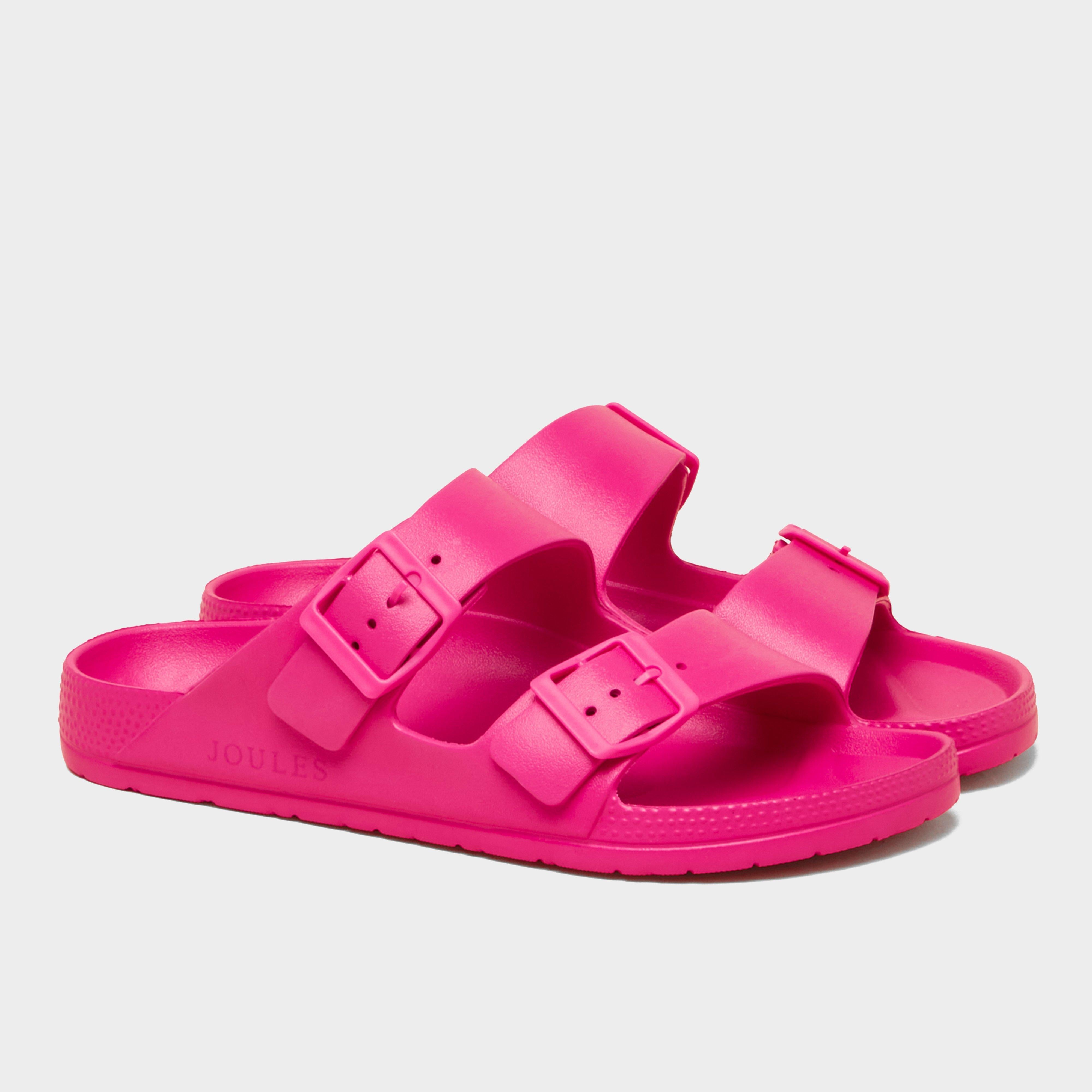 Women’s Sunseeker Bright Pink EVA Double Buckle Sliders