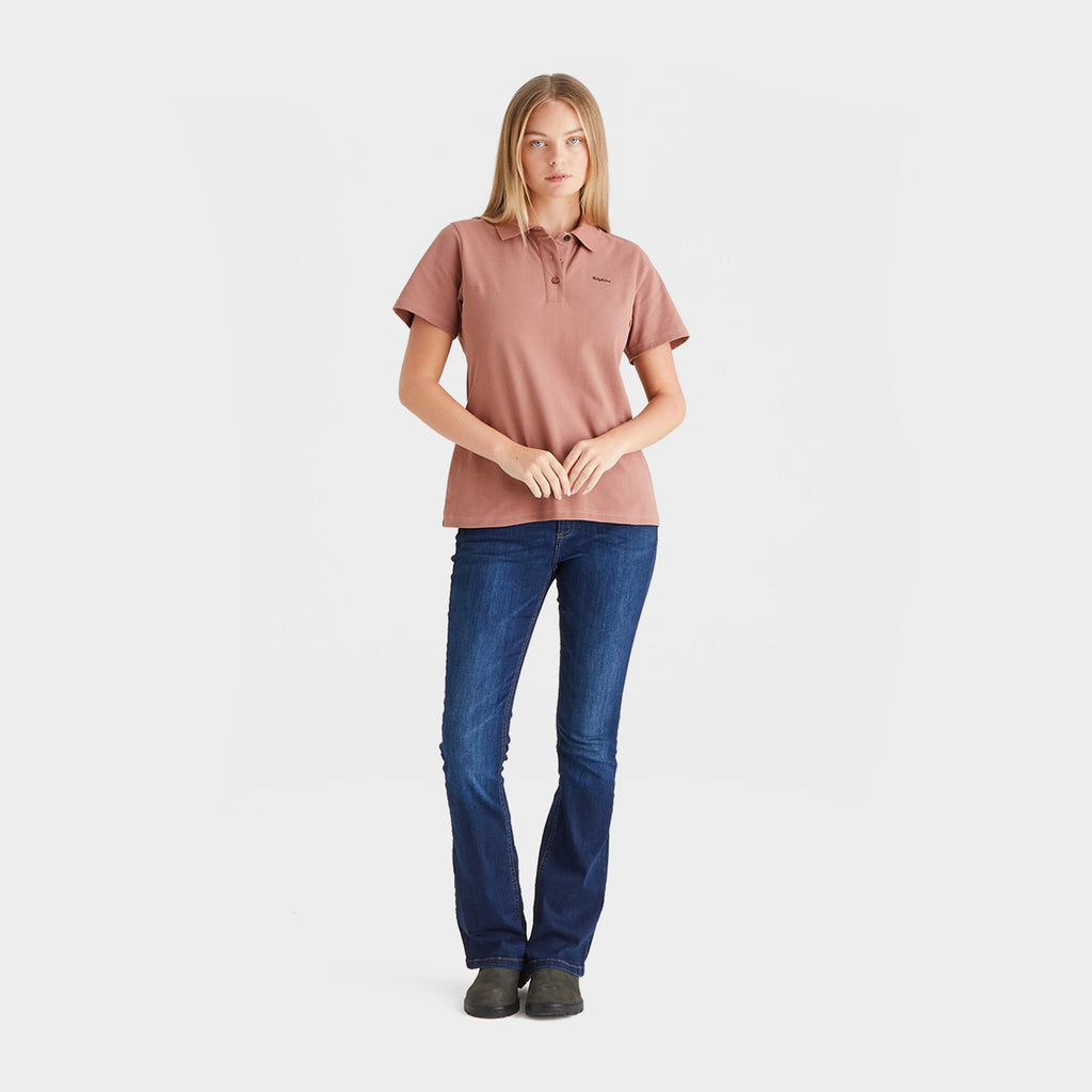 Women's Signature Polo Shirt Dusky Pink