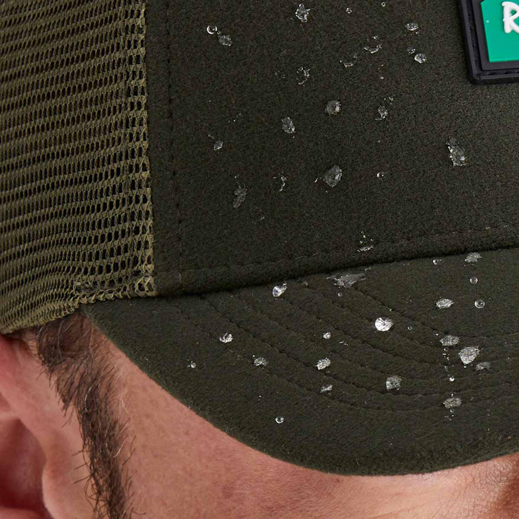 Men's Monsoon Trucker Cap Deep Forest