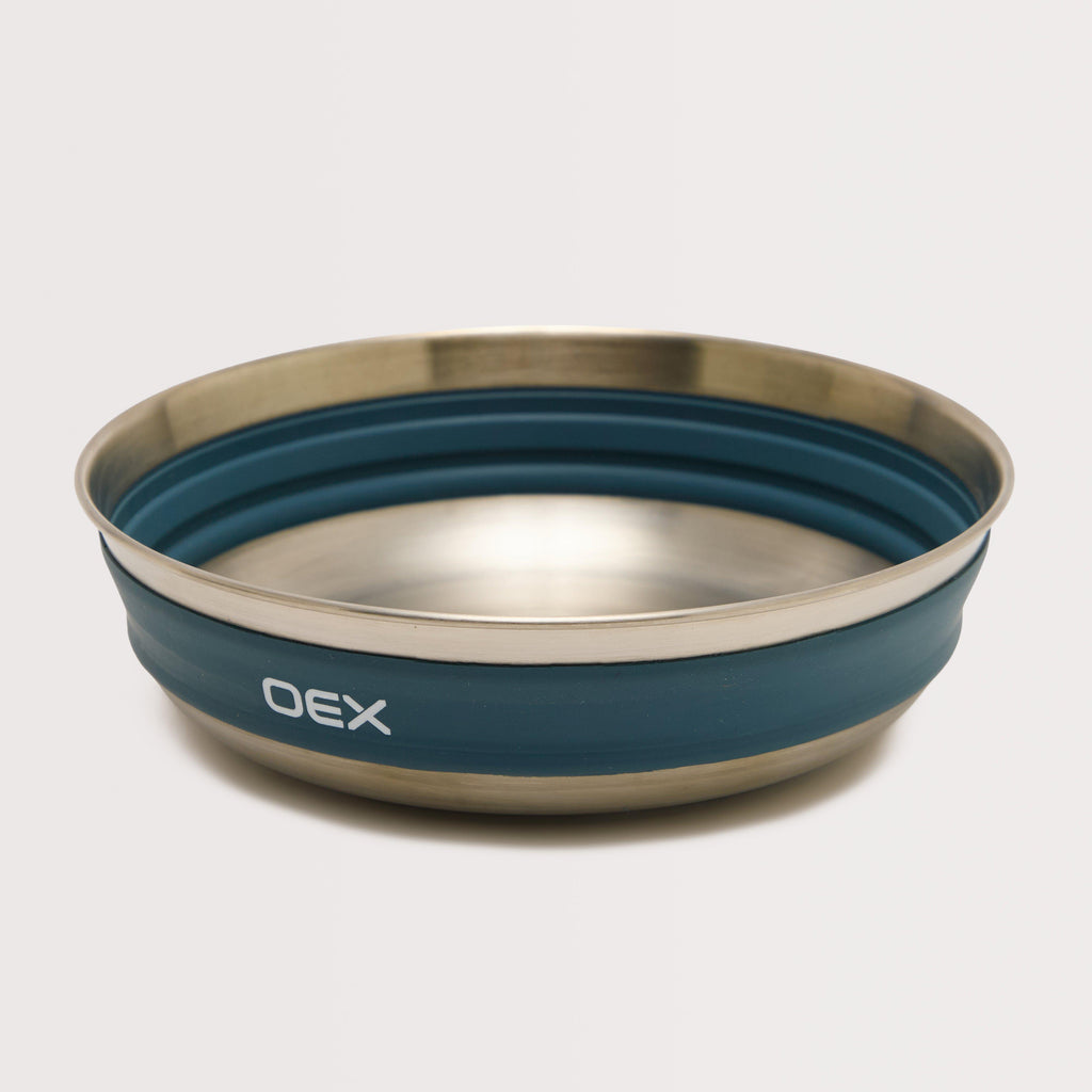 Ascent Large Stainless Steel Collapsible Bowl Large