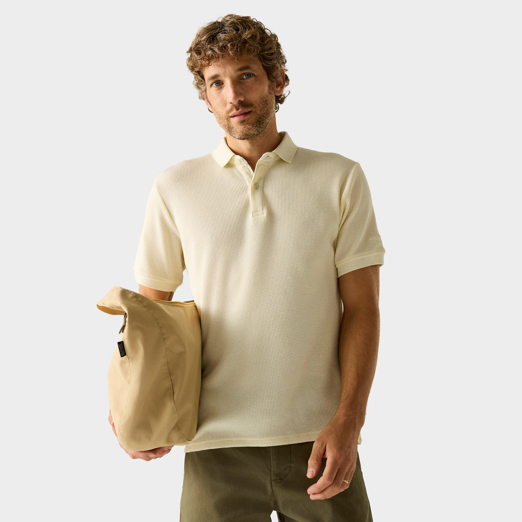 White Regatta Men's Adino Polo Shirt  GO Outdoors