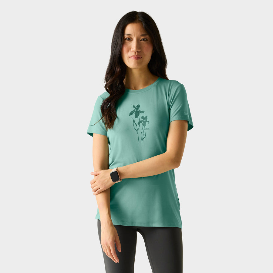 Woman wearing Fingal Stretch T-Shirt