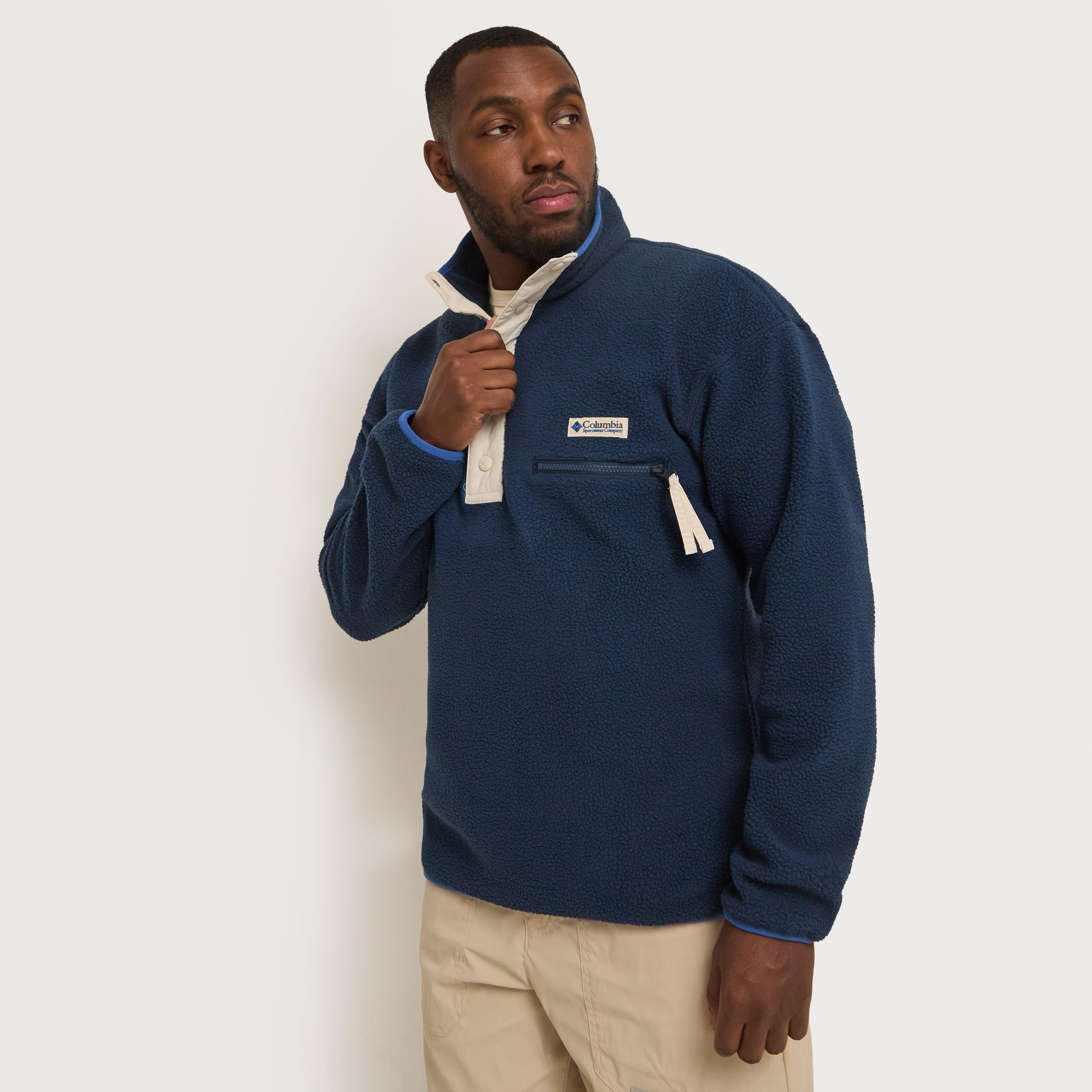 Navy Columbia Men's Helvetia II Printed Half Snap Fleece – GO Outdoors