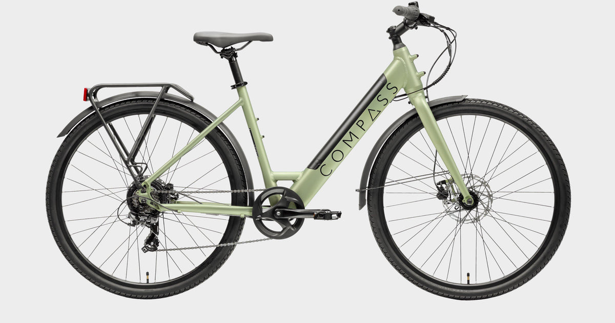 Green Compass Navigate Low Step Hybrid E-Bike – GO Outdoors
