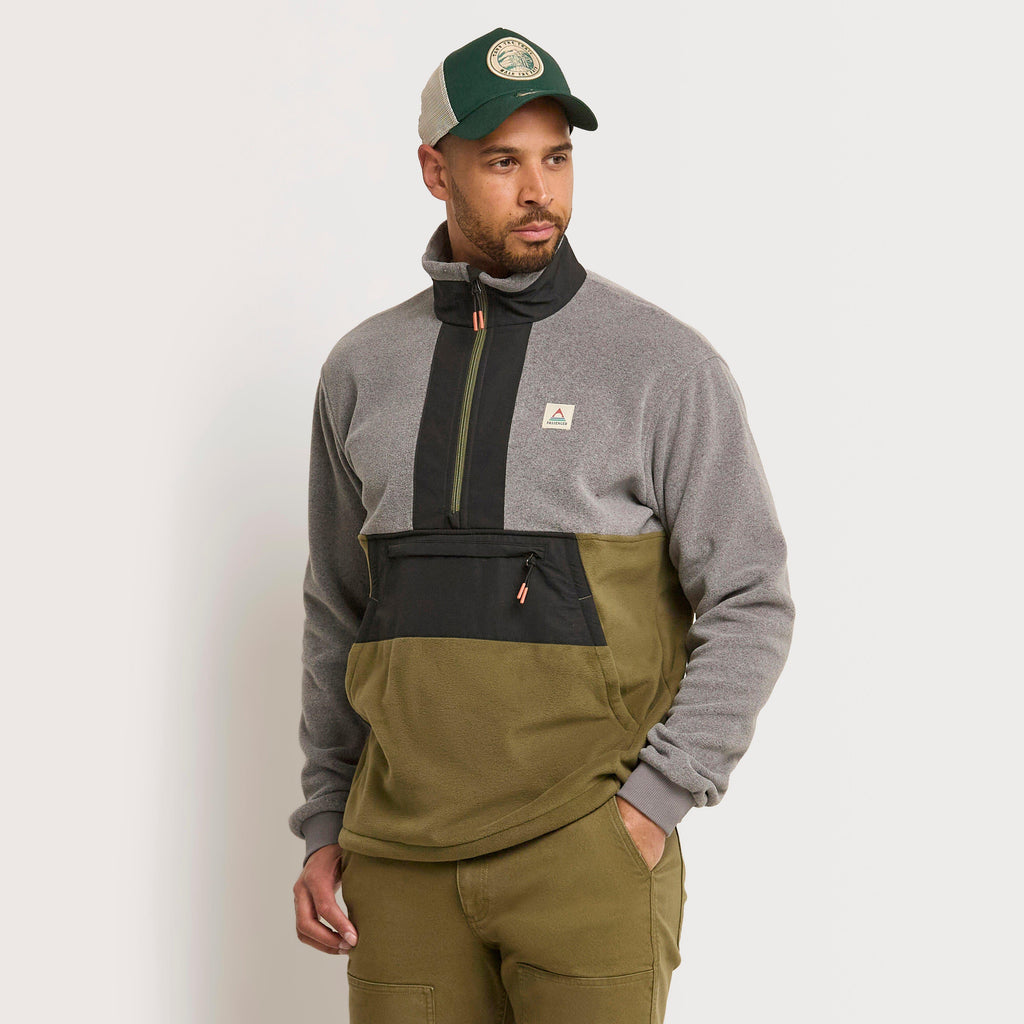 Men's Woodland Hoodless 1/2 Zip Polartec® Fleece