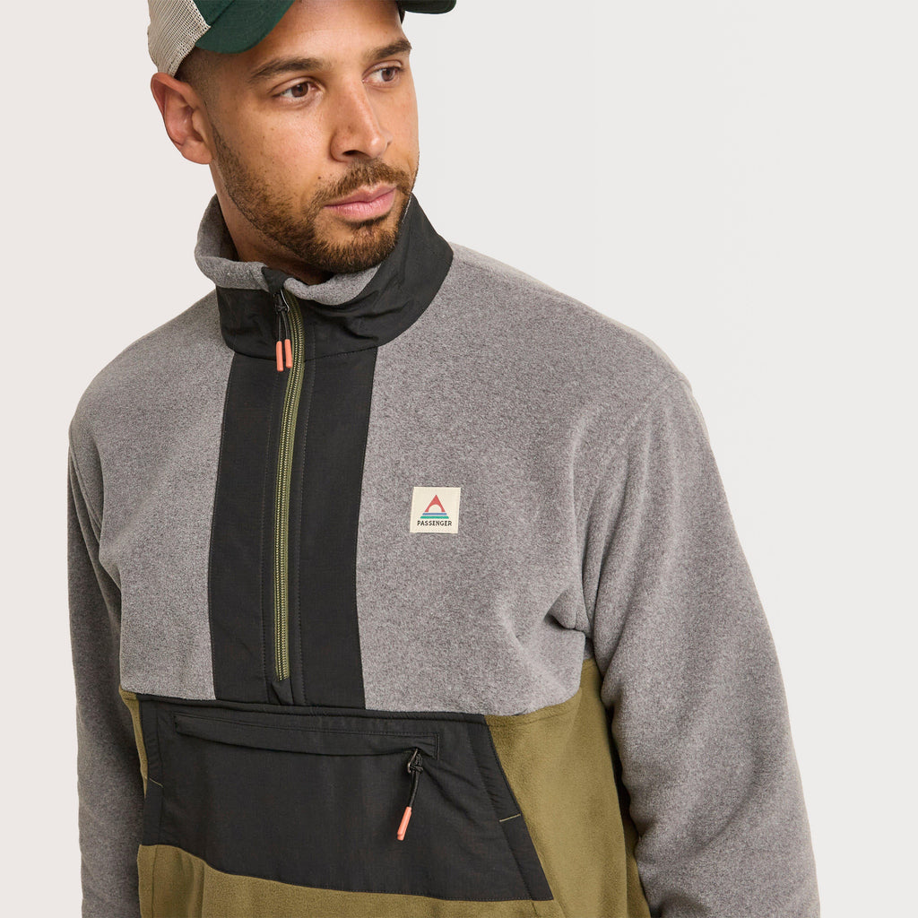 Men's Woodland Hoodless 1/2 Zip Polartec® Fleece