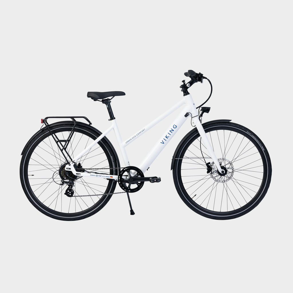 viking urban myth bike White Viking Urban Eco Comfort E-Bike – GO Outdoors