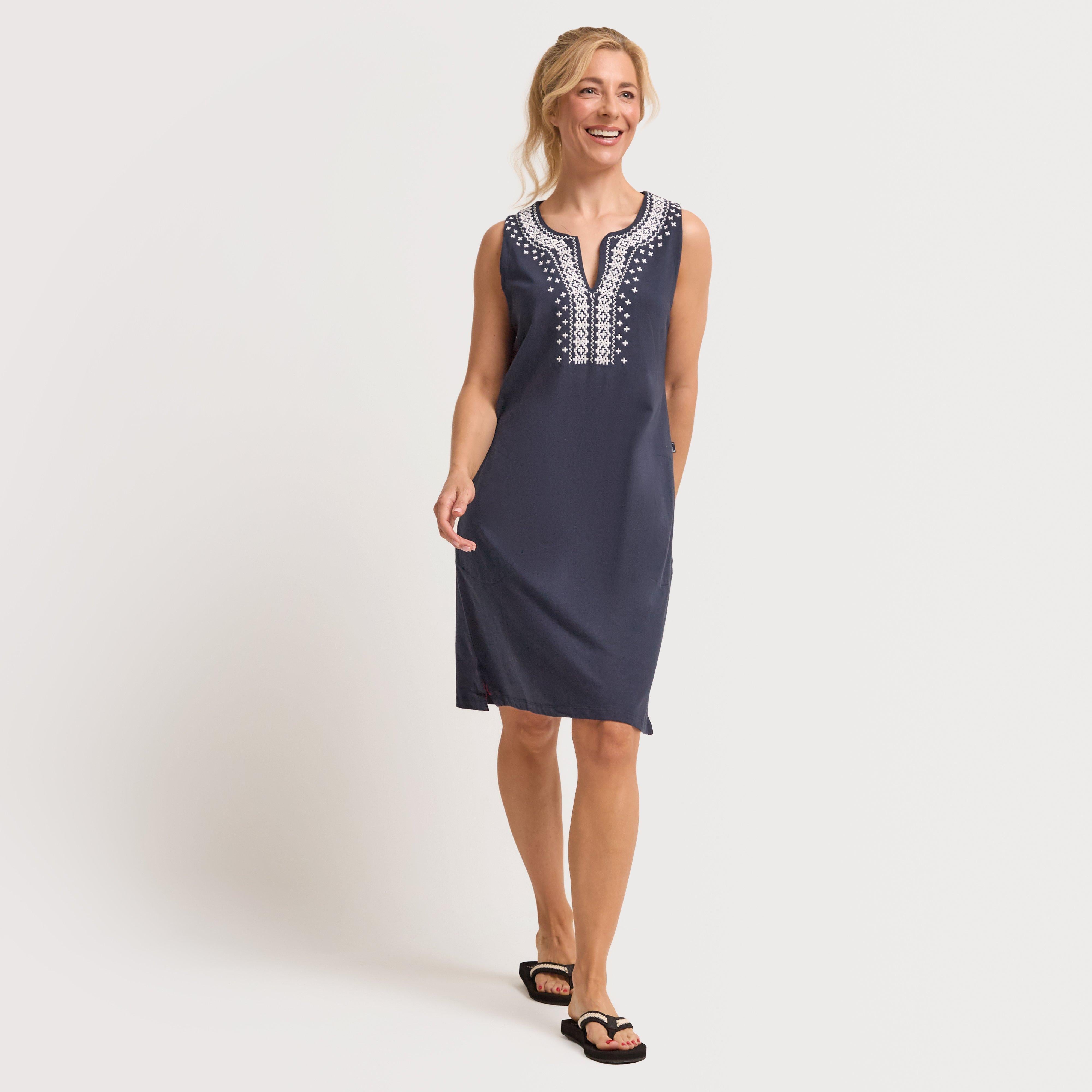 Women's Anaya Embroidered Jersey Shift Dress