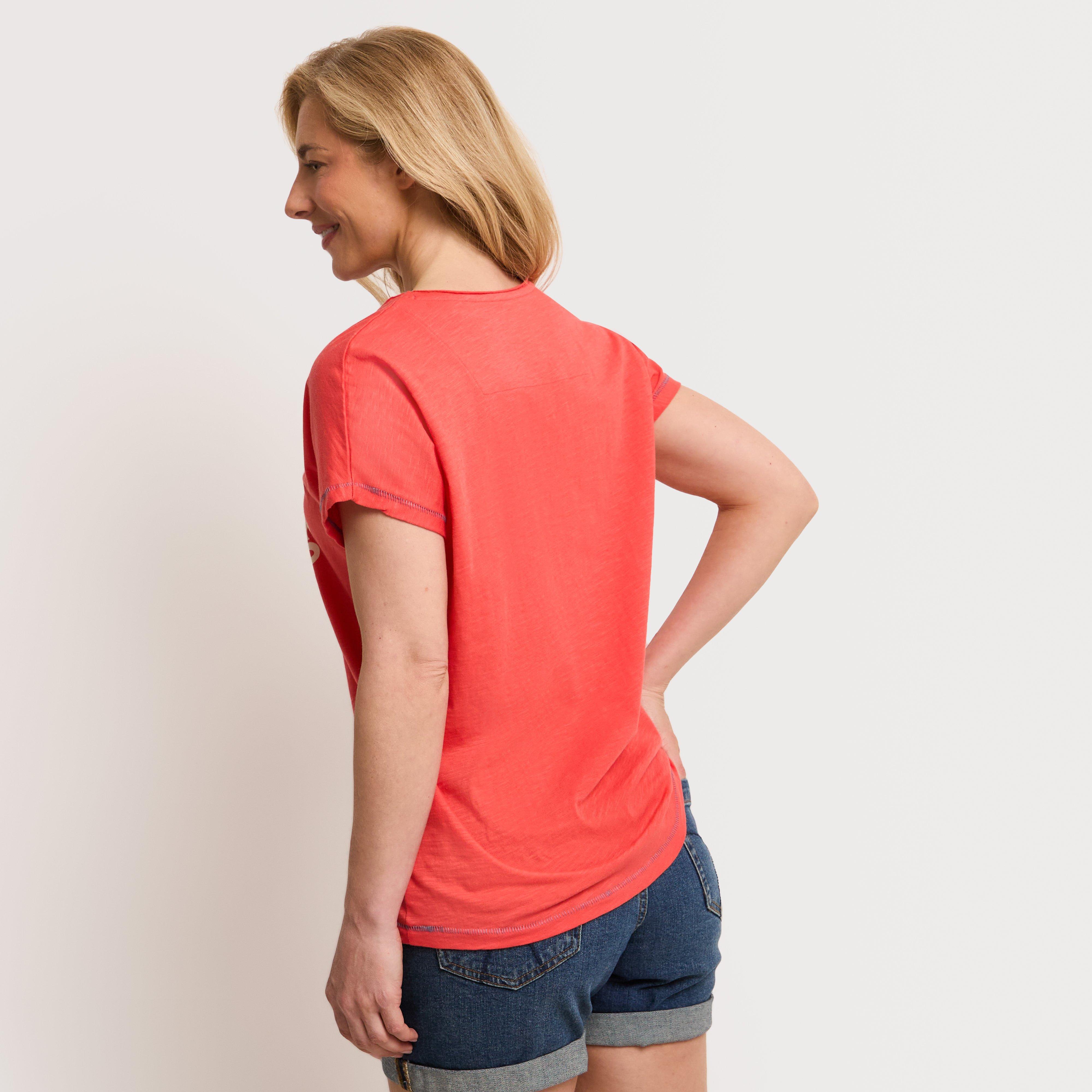 Women’s Sun Rays Front Print Graphic T-Shirt