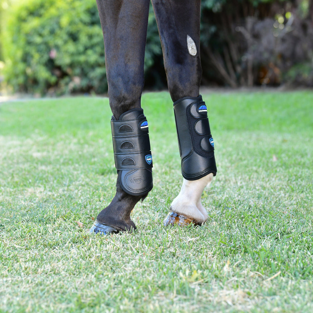 Tough-Tec Eventing Front Boots | Black