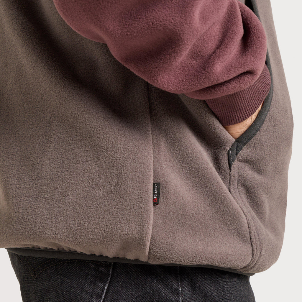 Men's Woodland Full Zip Hooded Polar Fleece
