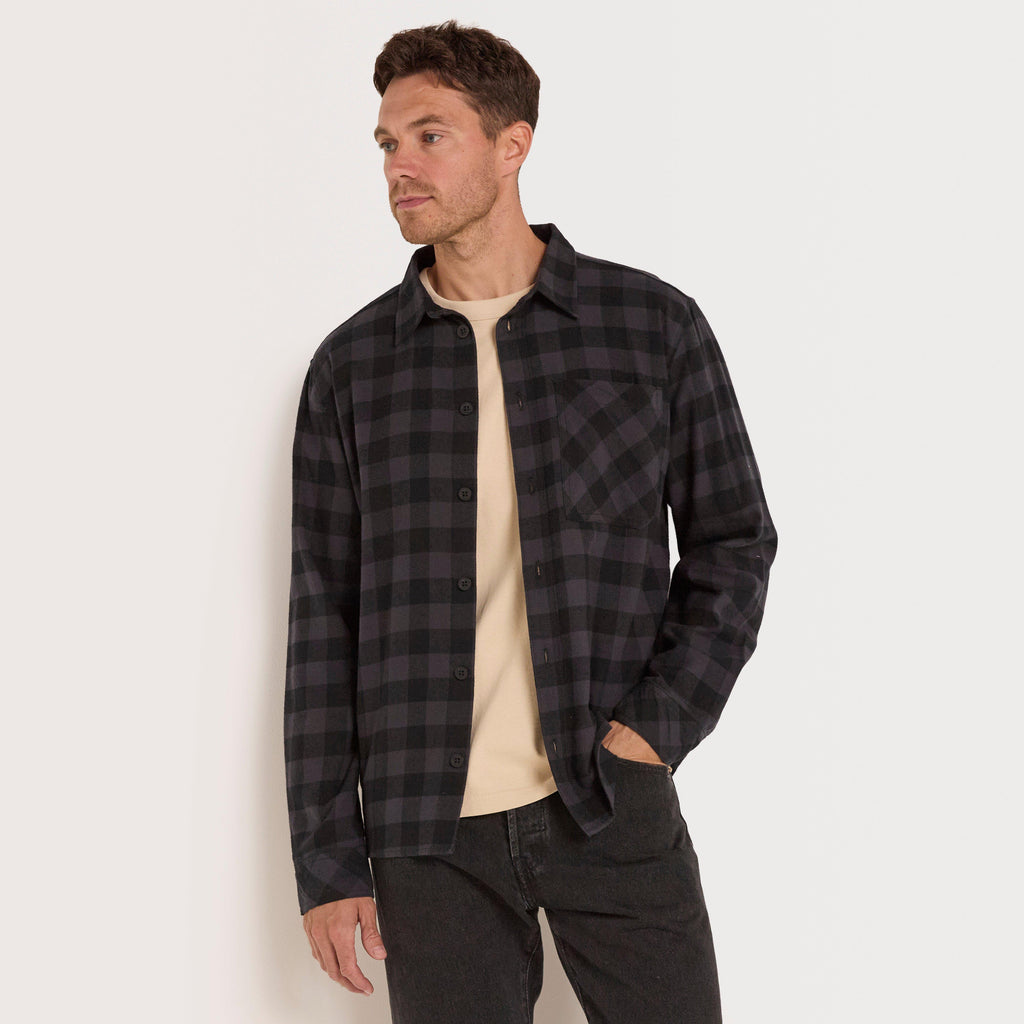 Men’s Lite Check Flannel Shirt