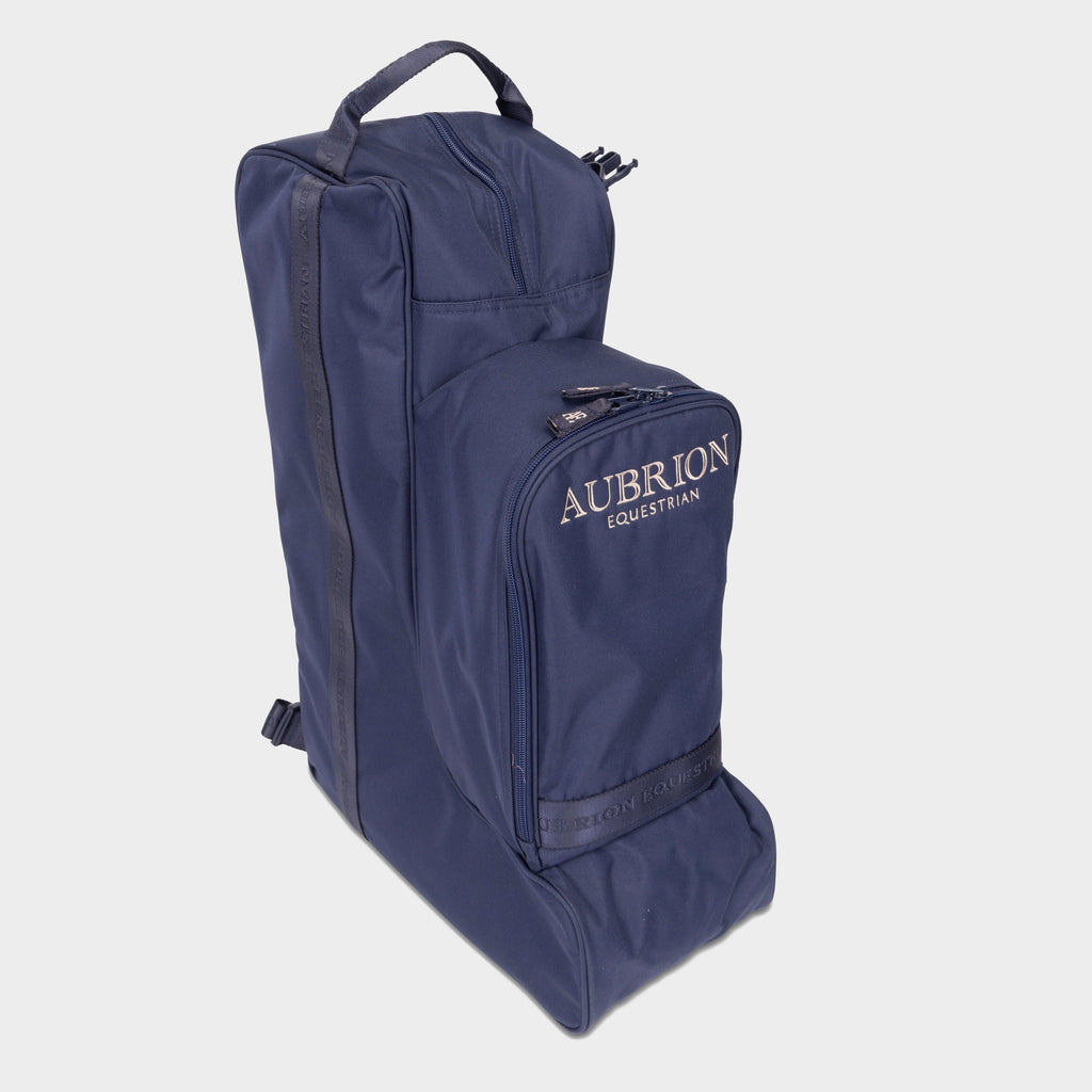 Equestrian Hat, Whip and Boot Bag Navy