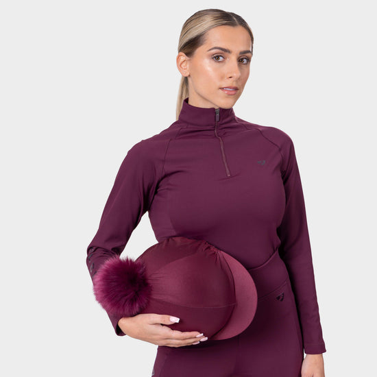Eltar Hat Silk Black Cherry