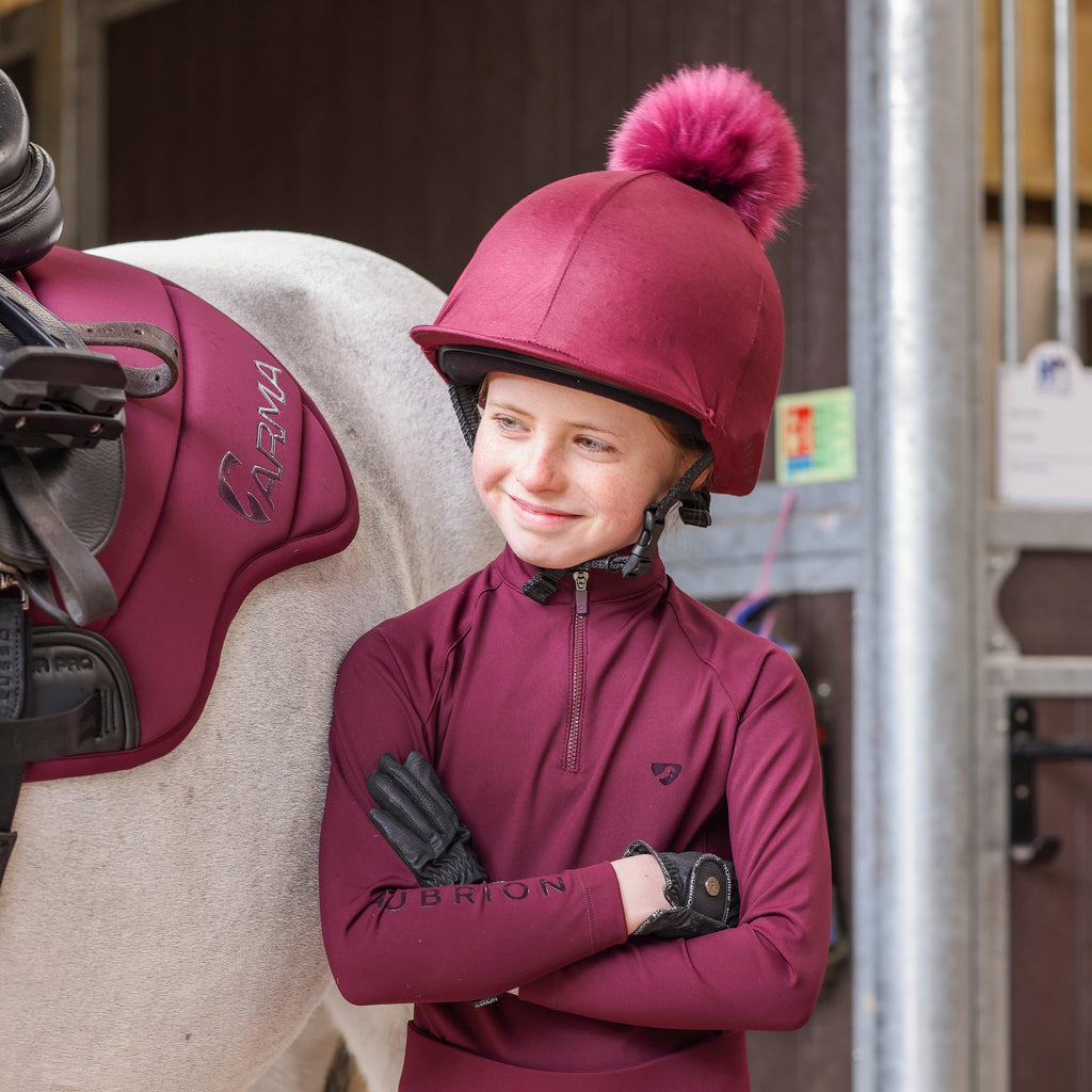 Eltar Hat Silk Black Cherry