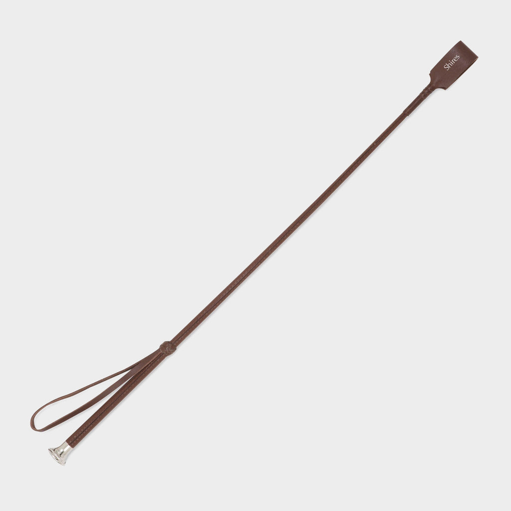Leather Show Whip | Brown