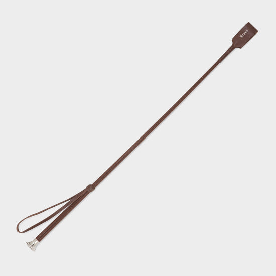 Leather Show Whip | Brown