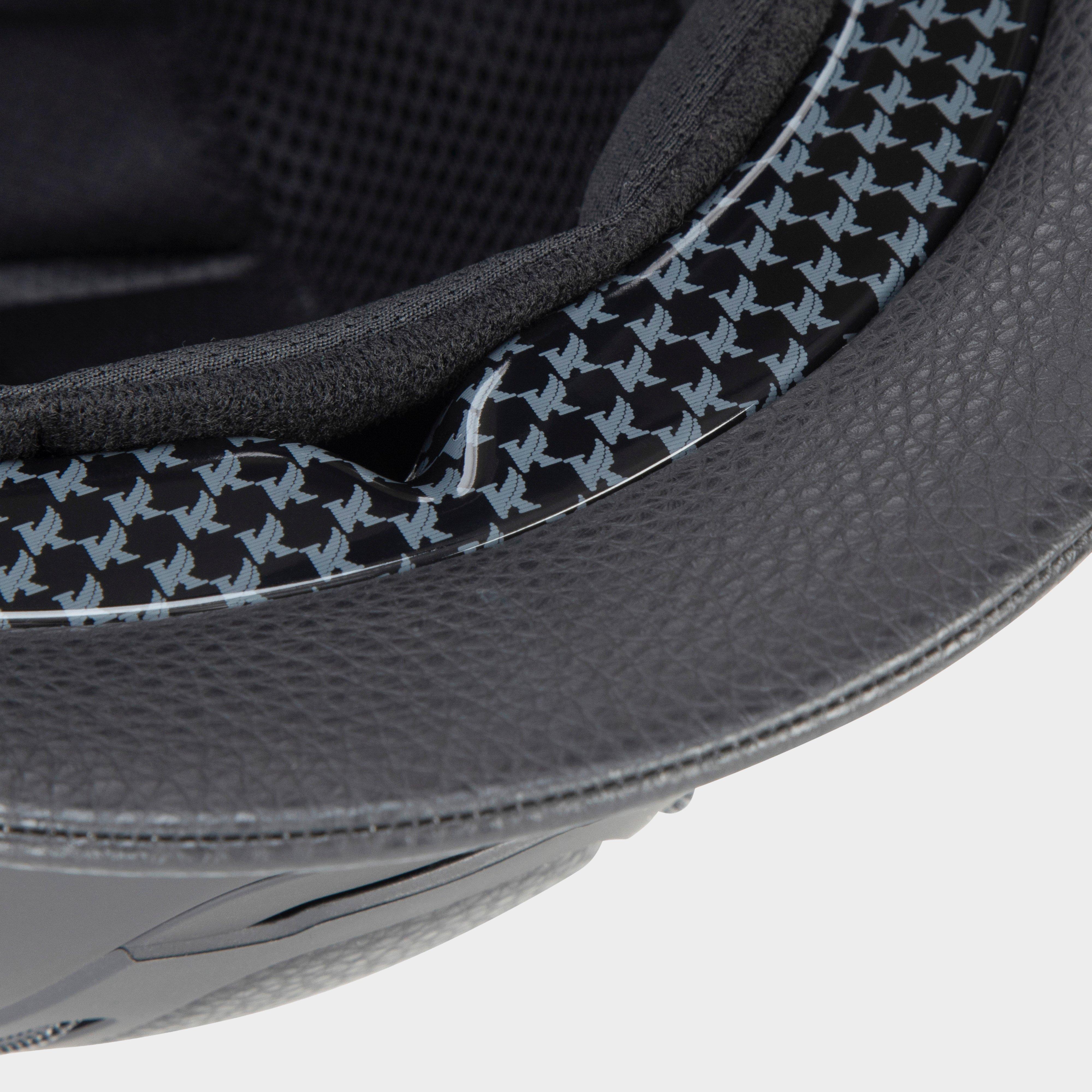 Adult Amity LTHR Riding Hat Black