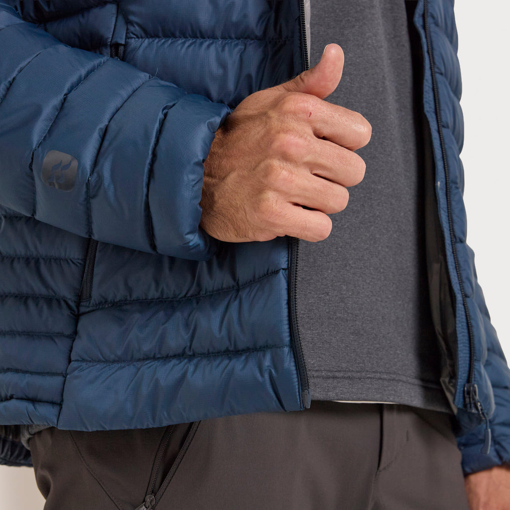 Men's Microlight Alpine Down Hooded Jacket