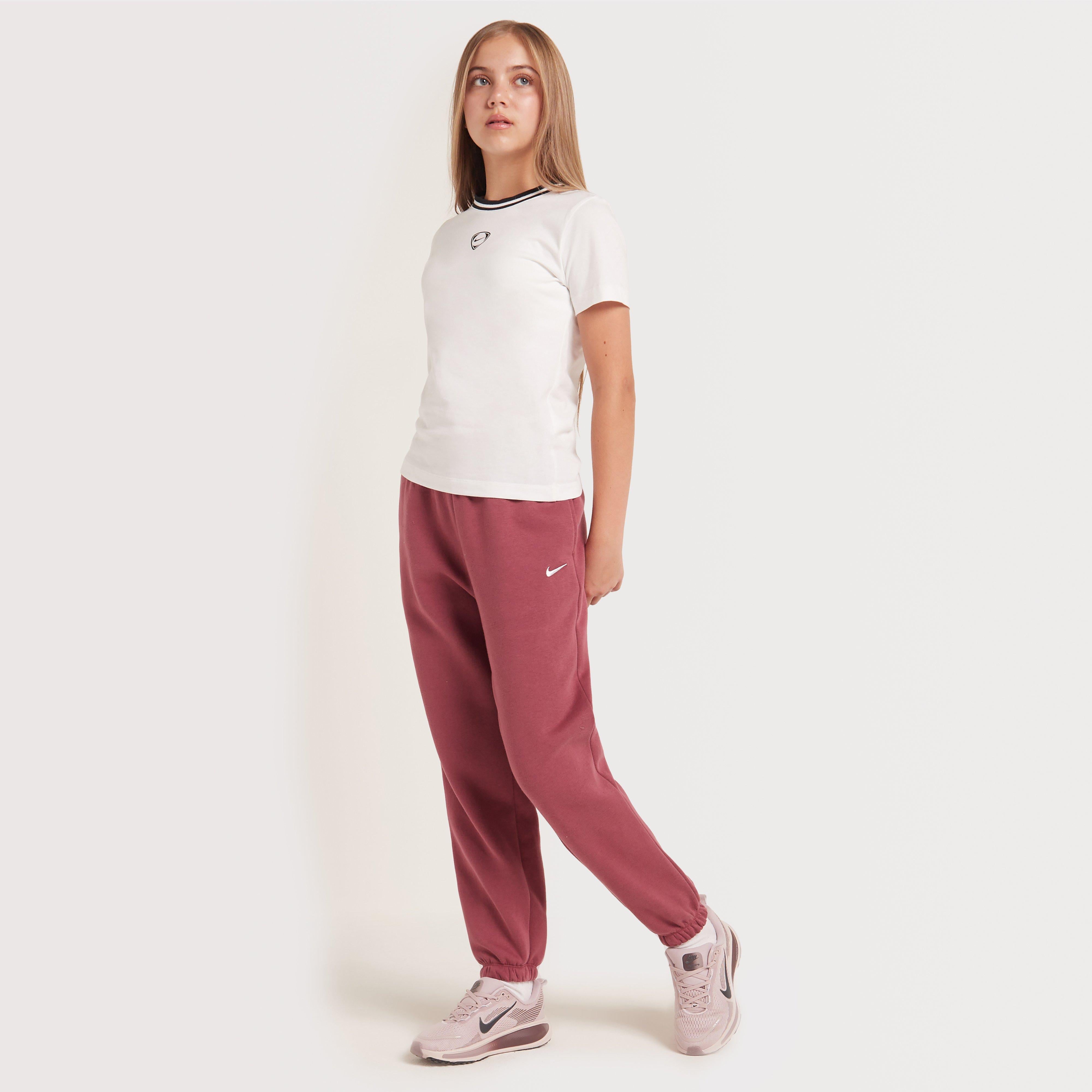 kids’ Sportswear Studio Fleece Loose Tracksuit Bottoms