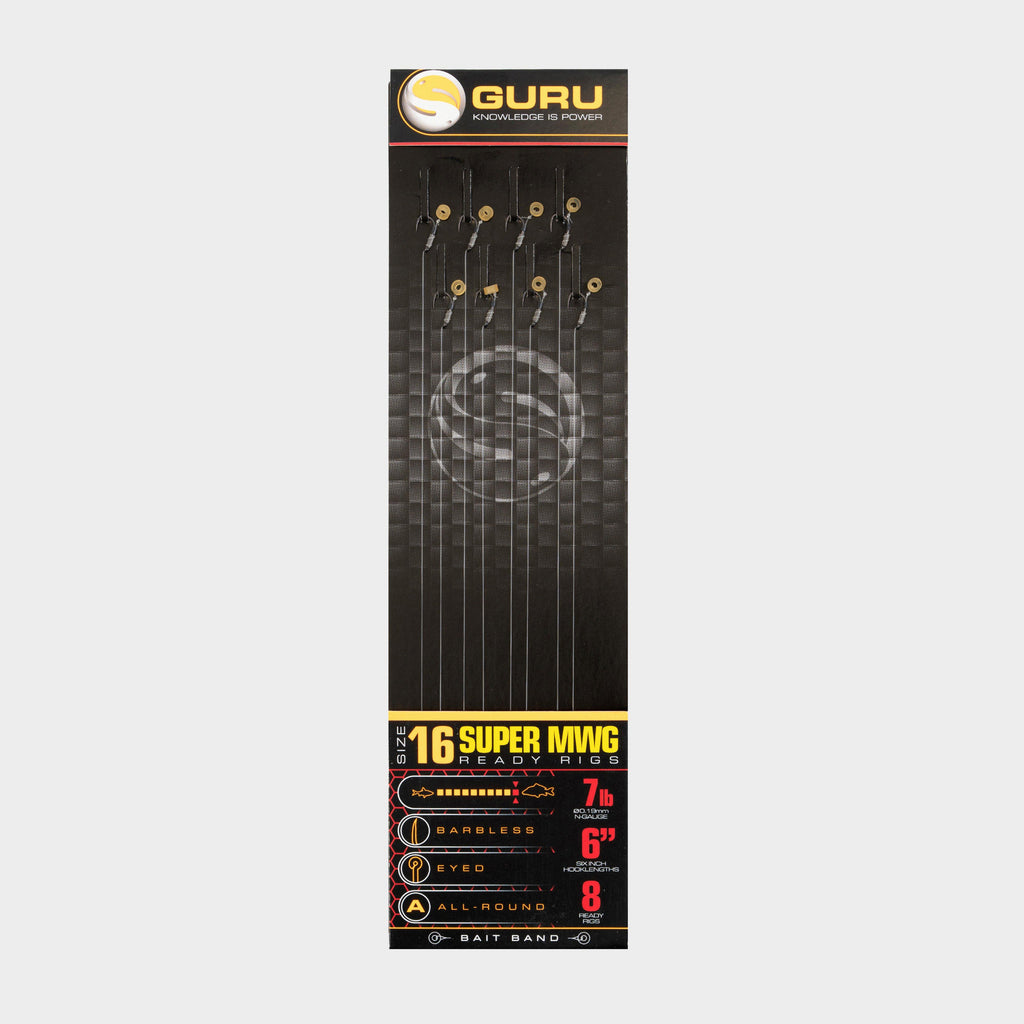 Super MWG Bait Band Ready 6 Inch Size 16 Hook Lengths