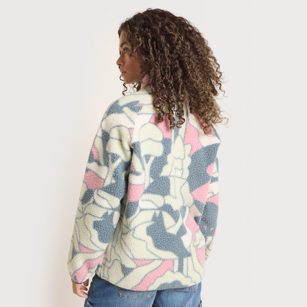 Women's Home Full Zip Sherpa Fleece