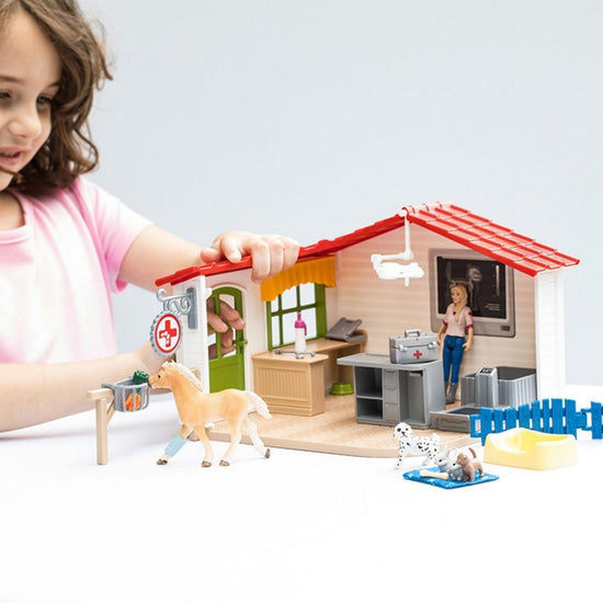 Veterinarian Practice With Pets