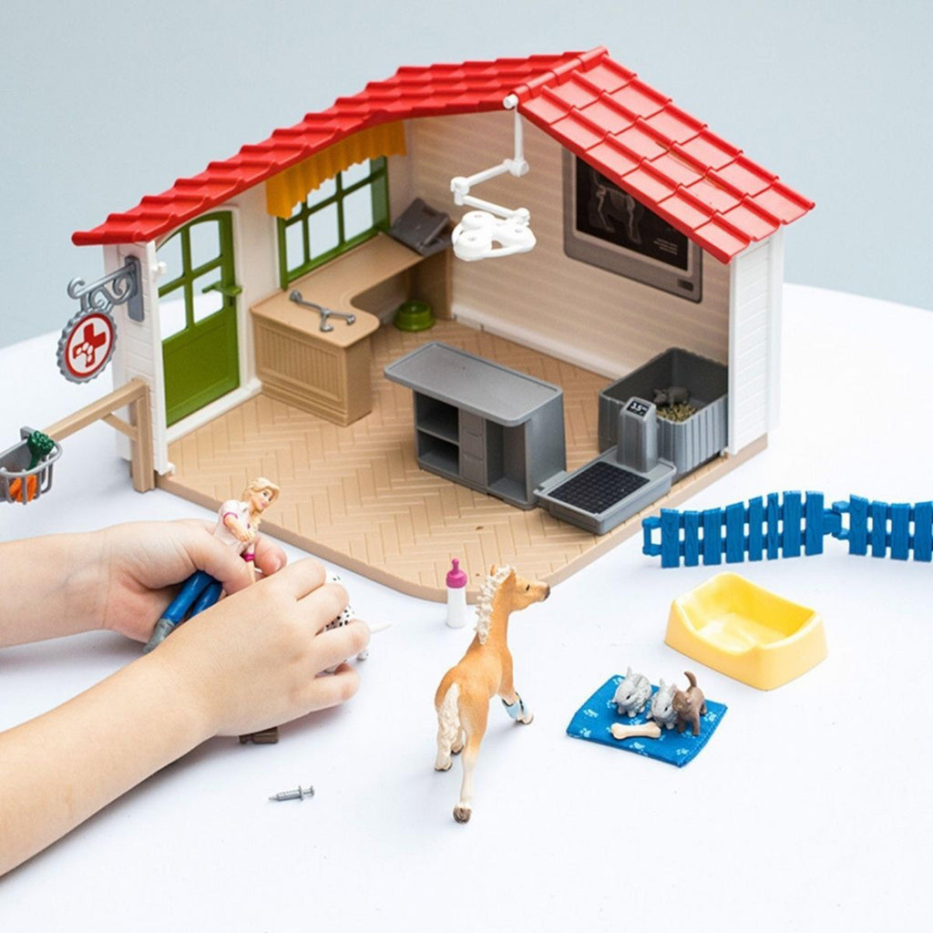 Veterinarian Practice With Pets