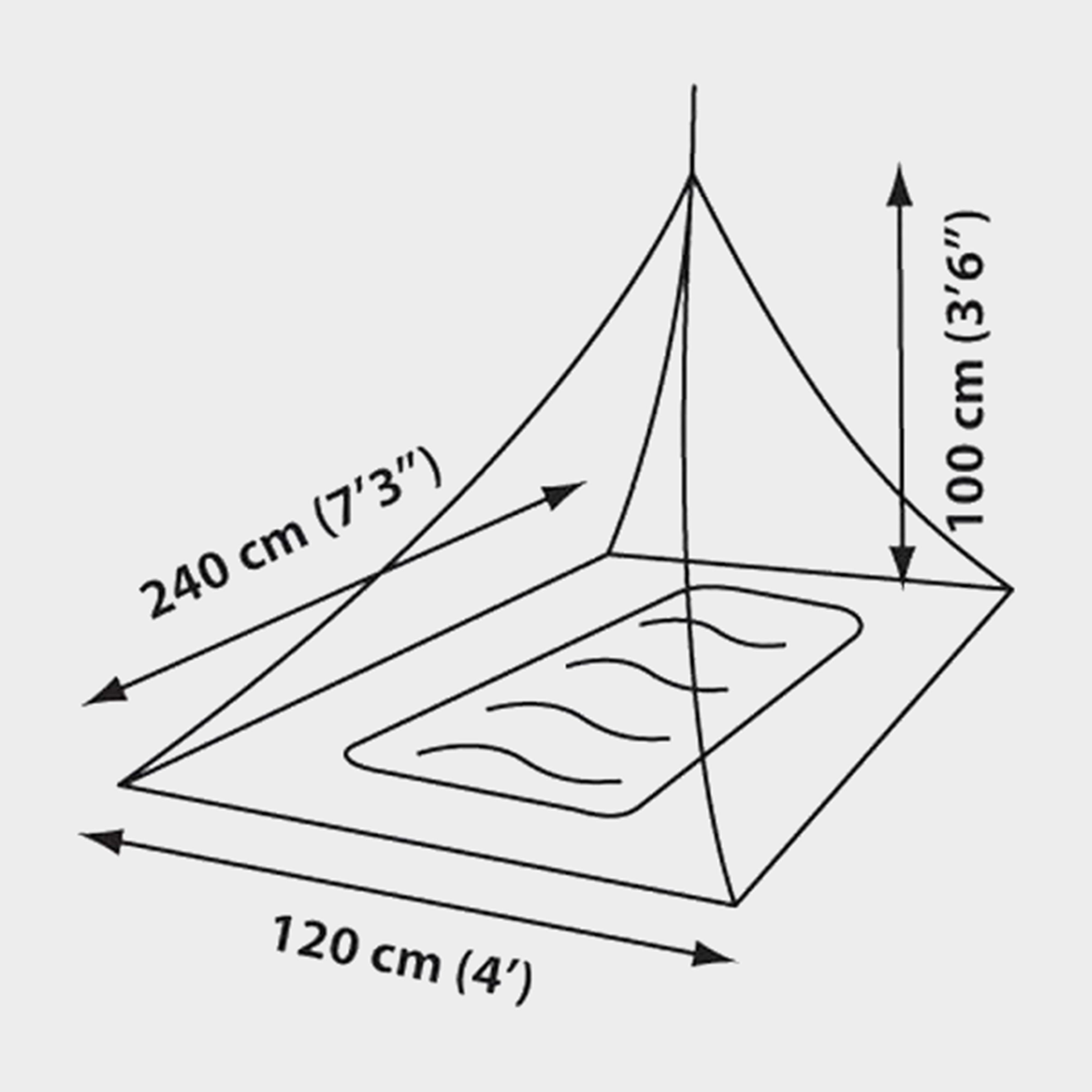 Mosquito Pyramid Net Shelter Single