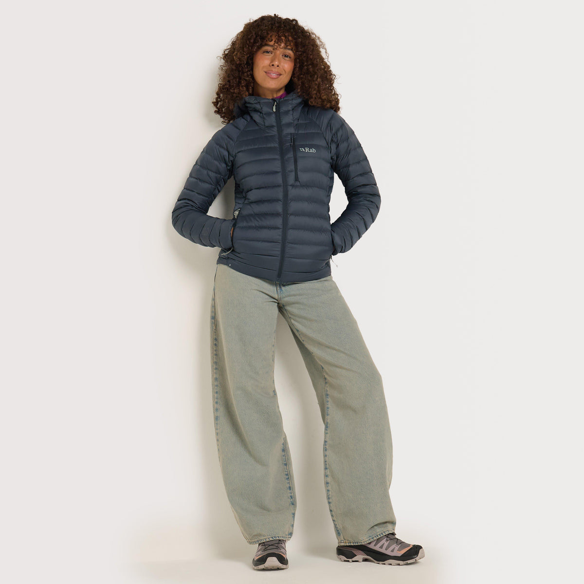 Women's Microlight Alpine Down Hooded Jacket