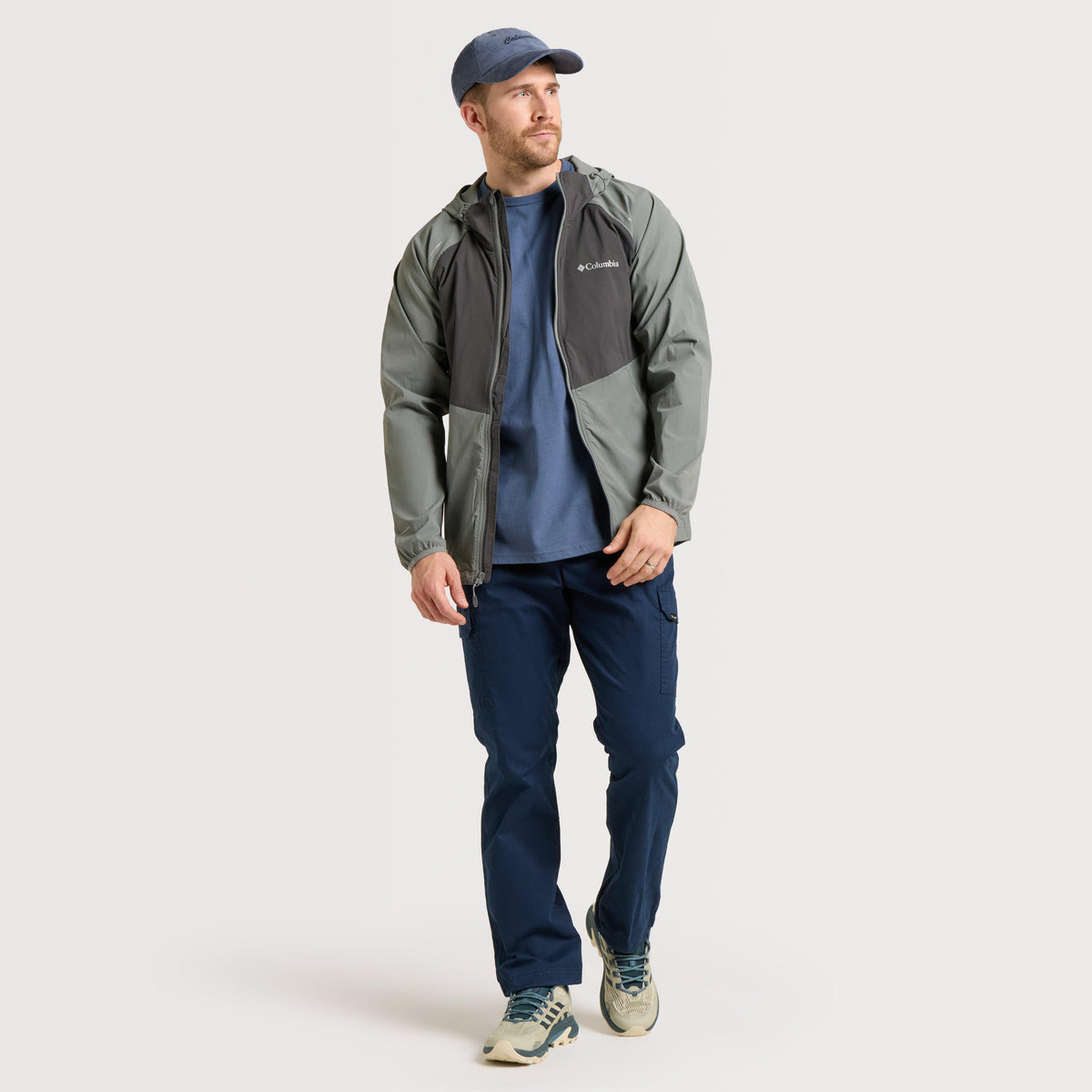 Men’s Columbia Tech II Full Zip Hooded Windbreaker