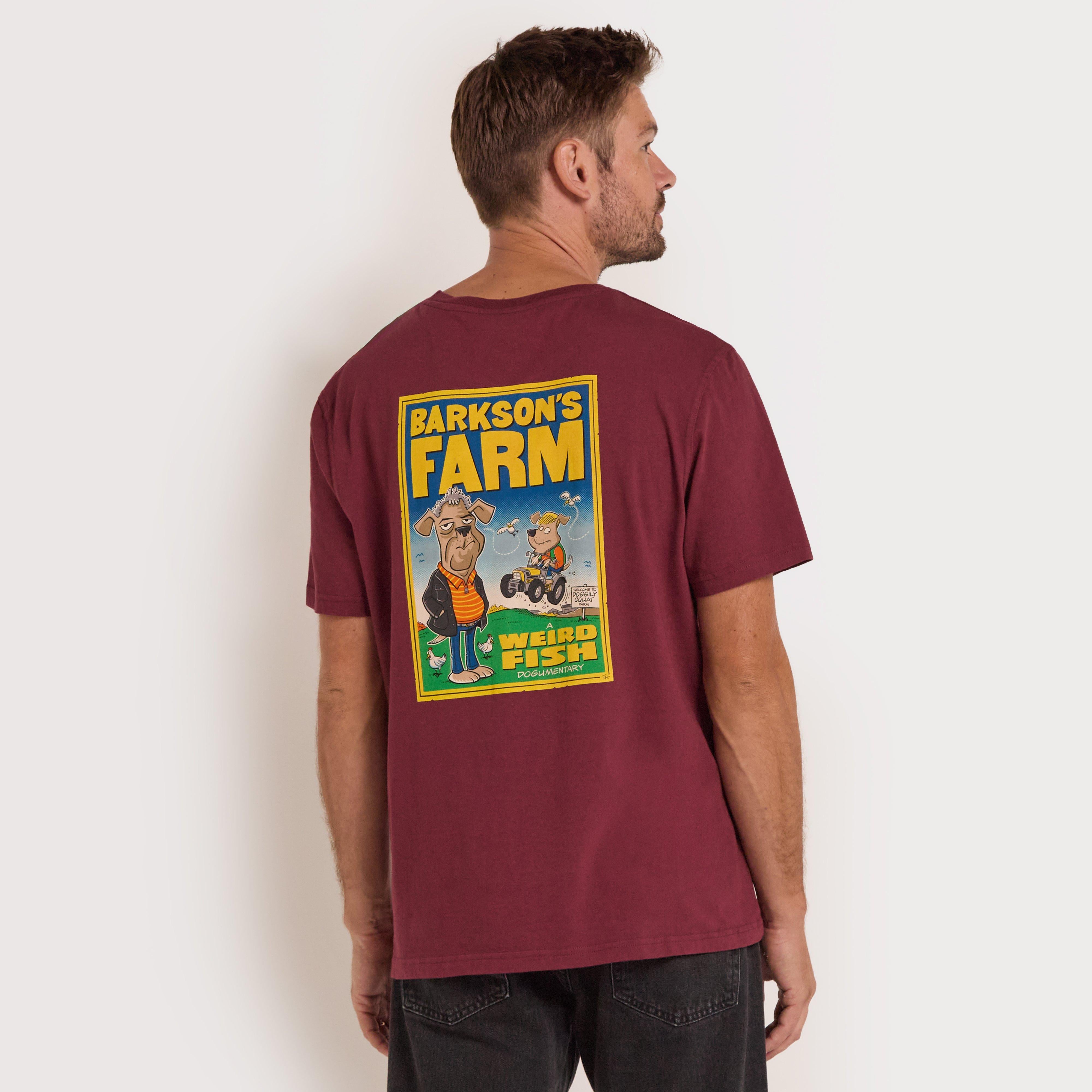 Men’s Barkson’s Farm Back Print Artist T-Shirt