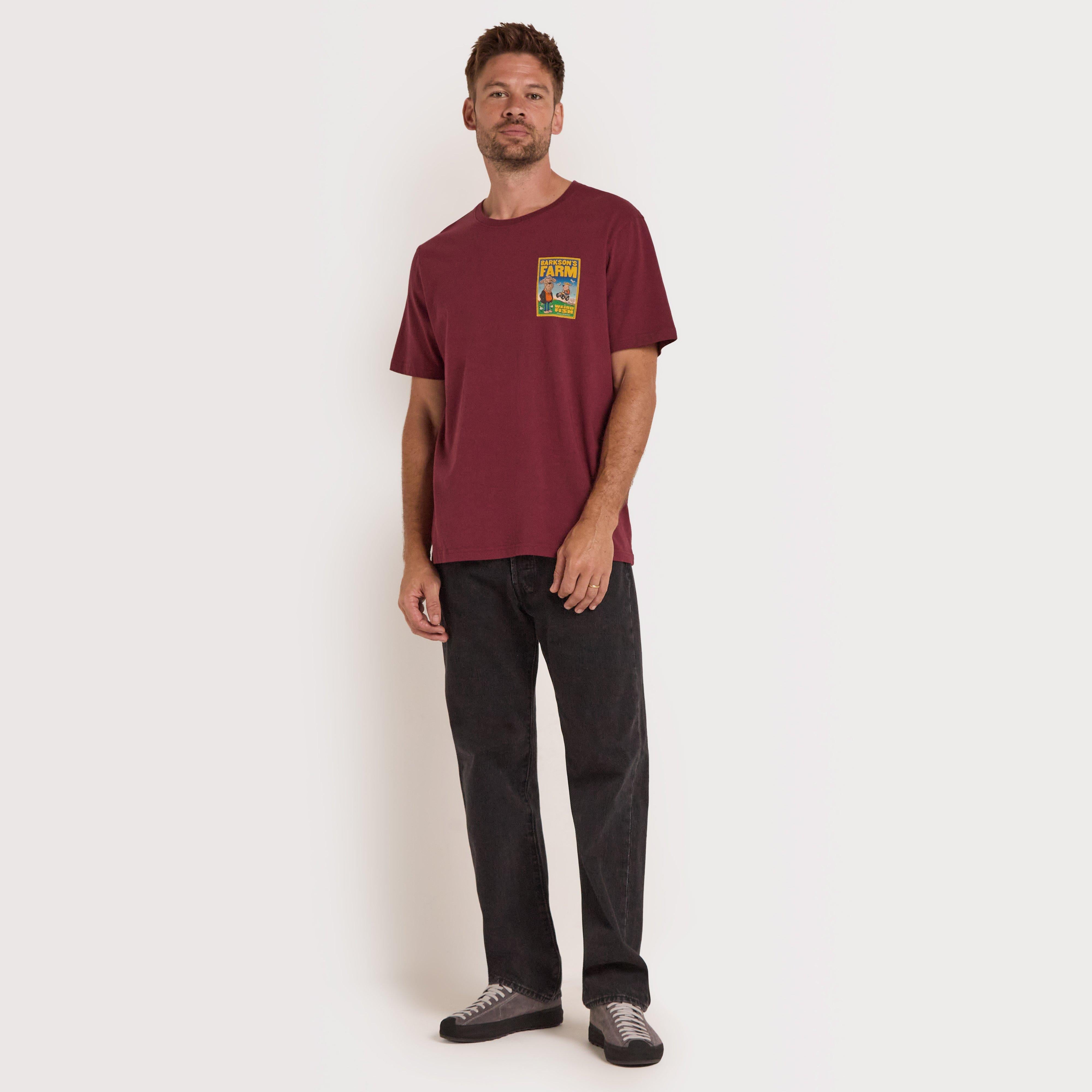 Men’s Barkson’s Farm Back Print Artist T-Shirt