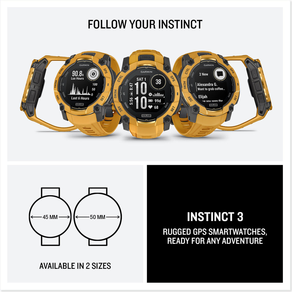 Instinct® 3 SOLAR (45mm)