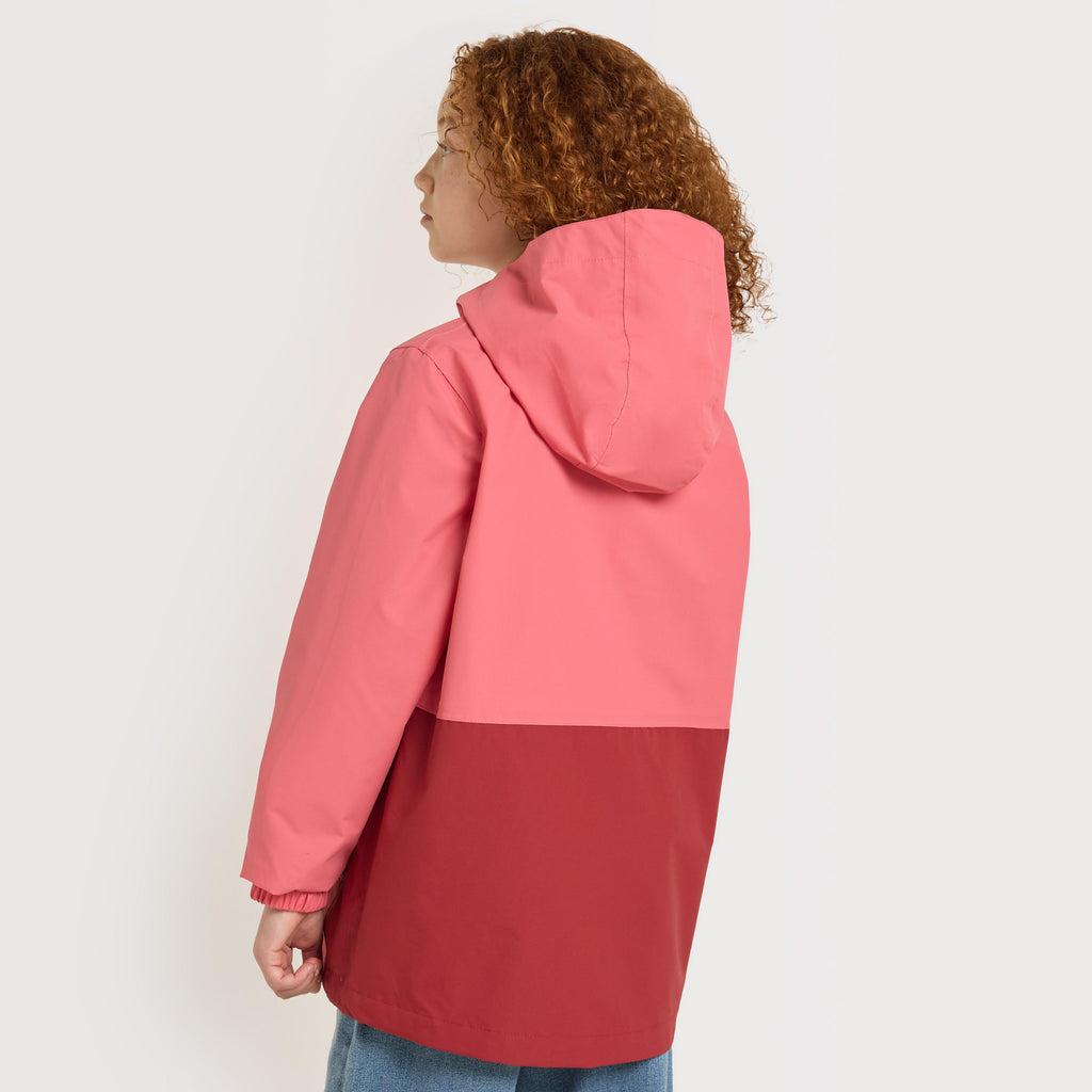 Kids' Colour Block Waterproof Jacket