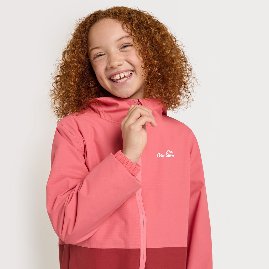 Kids' Colour Block Waterproof Jacket