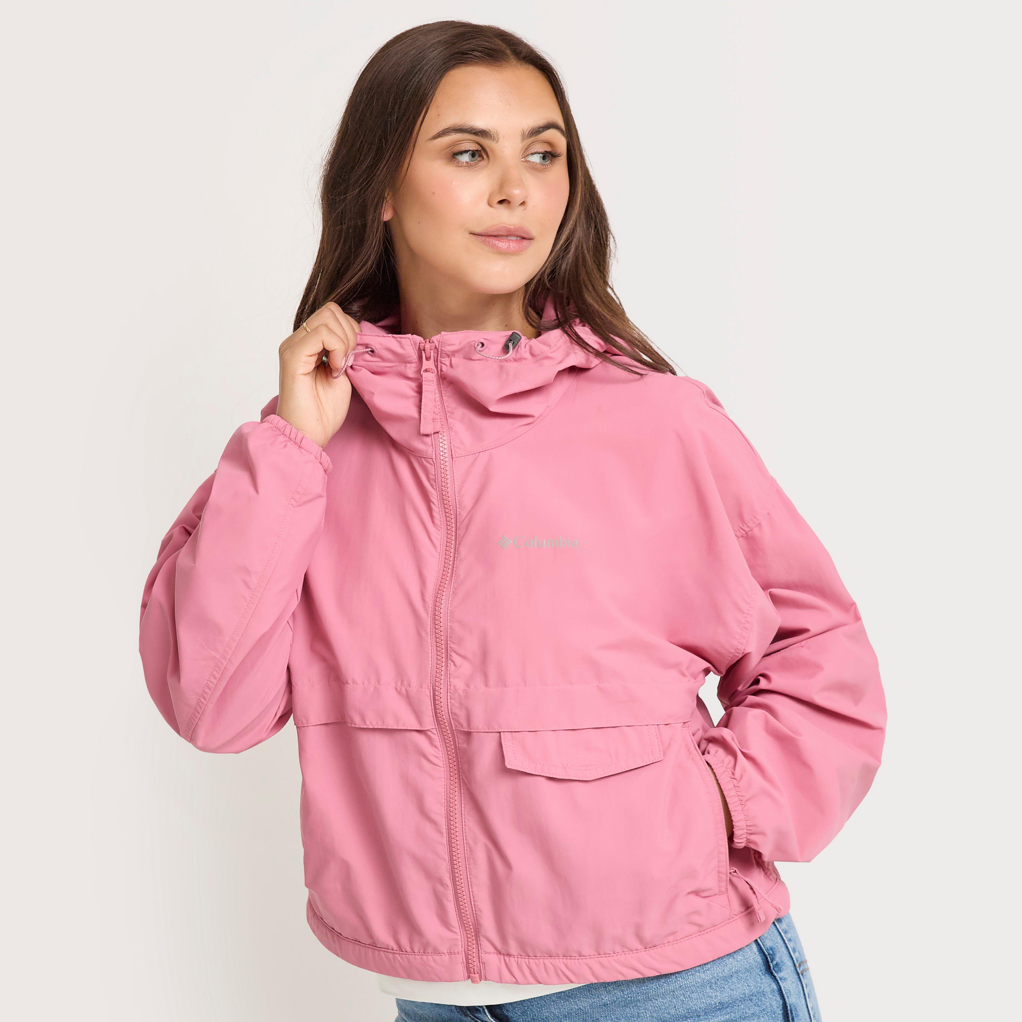 Columbia Women's Spire Valley Cropped Hooded Windbreaker Jacket